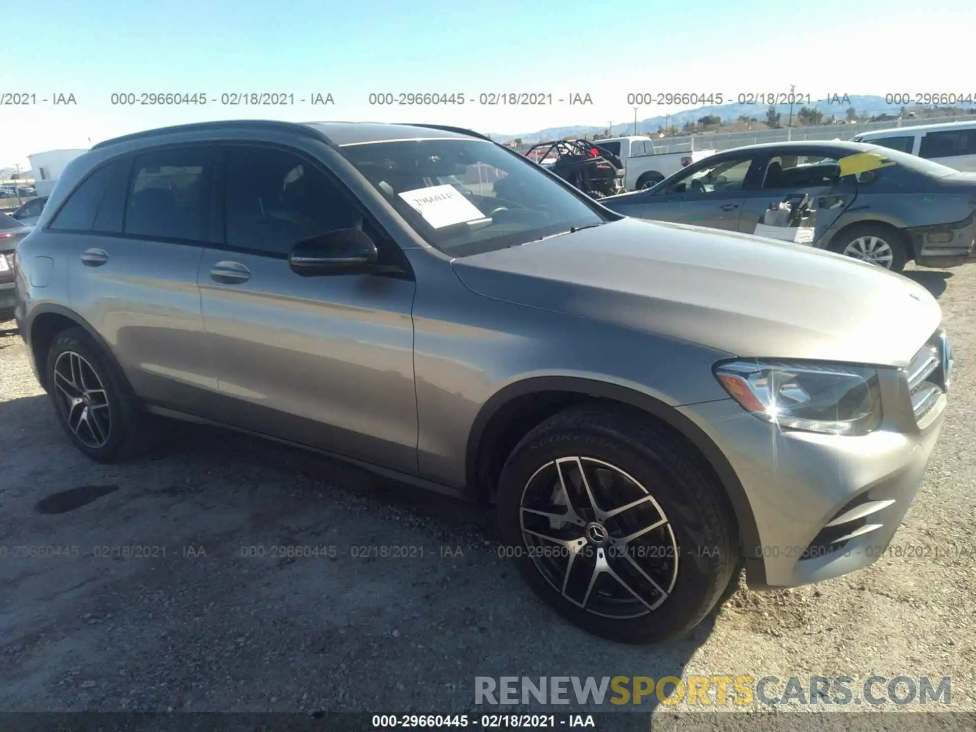 1 Photograph of a damaged car WDC0G4JB5KV118015 MERCEDES-BENZ GLC 2019