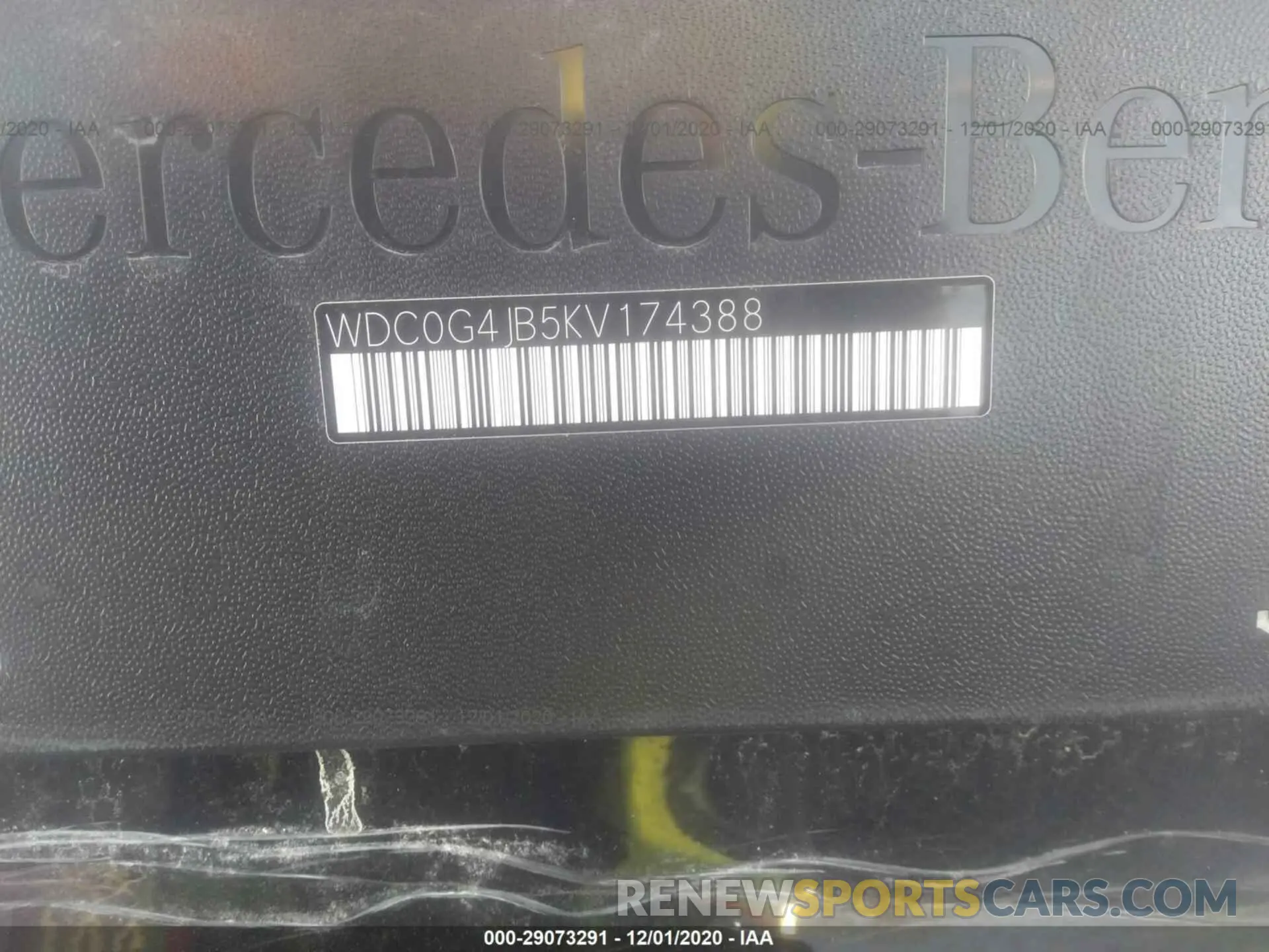 9 Photograph of a damaged car WDC0G4JB5KV174388 MERCEDES-BENZ GLC 2019