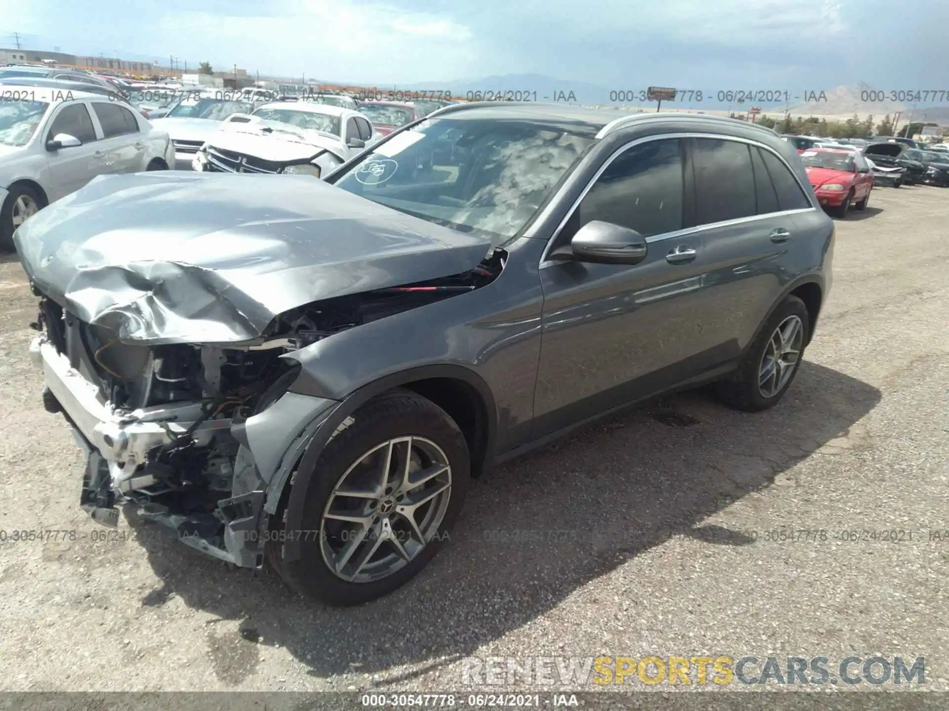 2 Photograph of a damaged car WDC0G4JB6K1002166 MERCEDES-BENZ GLC 2019