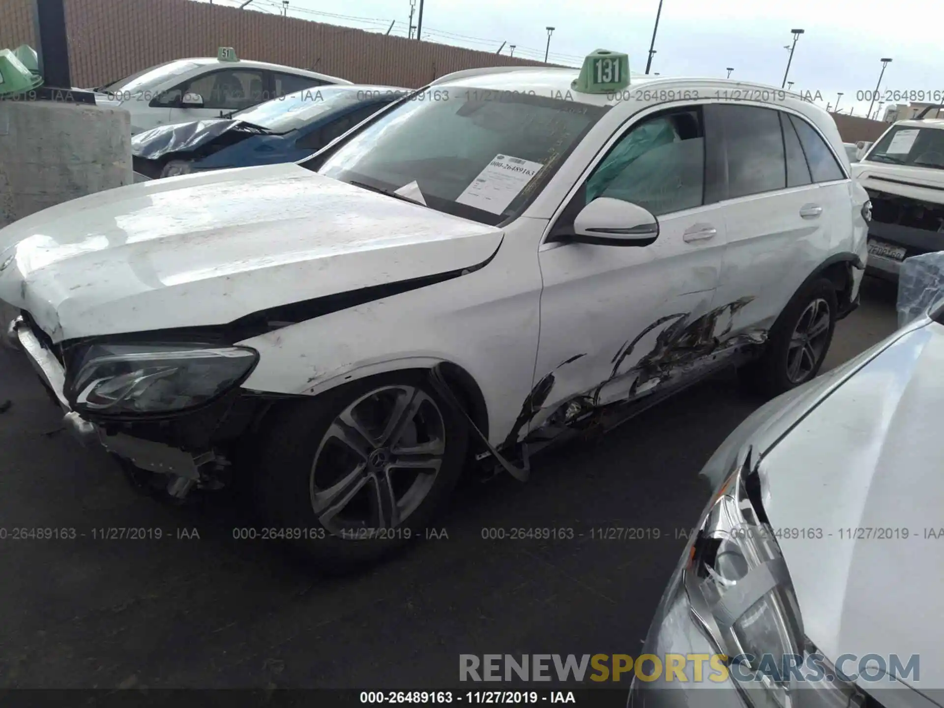 2 Photograph of a damaged car WDC0G4JB6KF559923 MERCEDES-BENZ GLC 2019