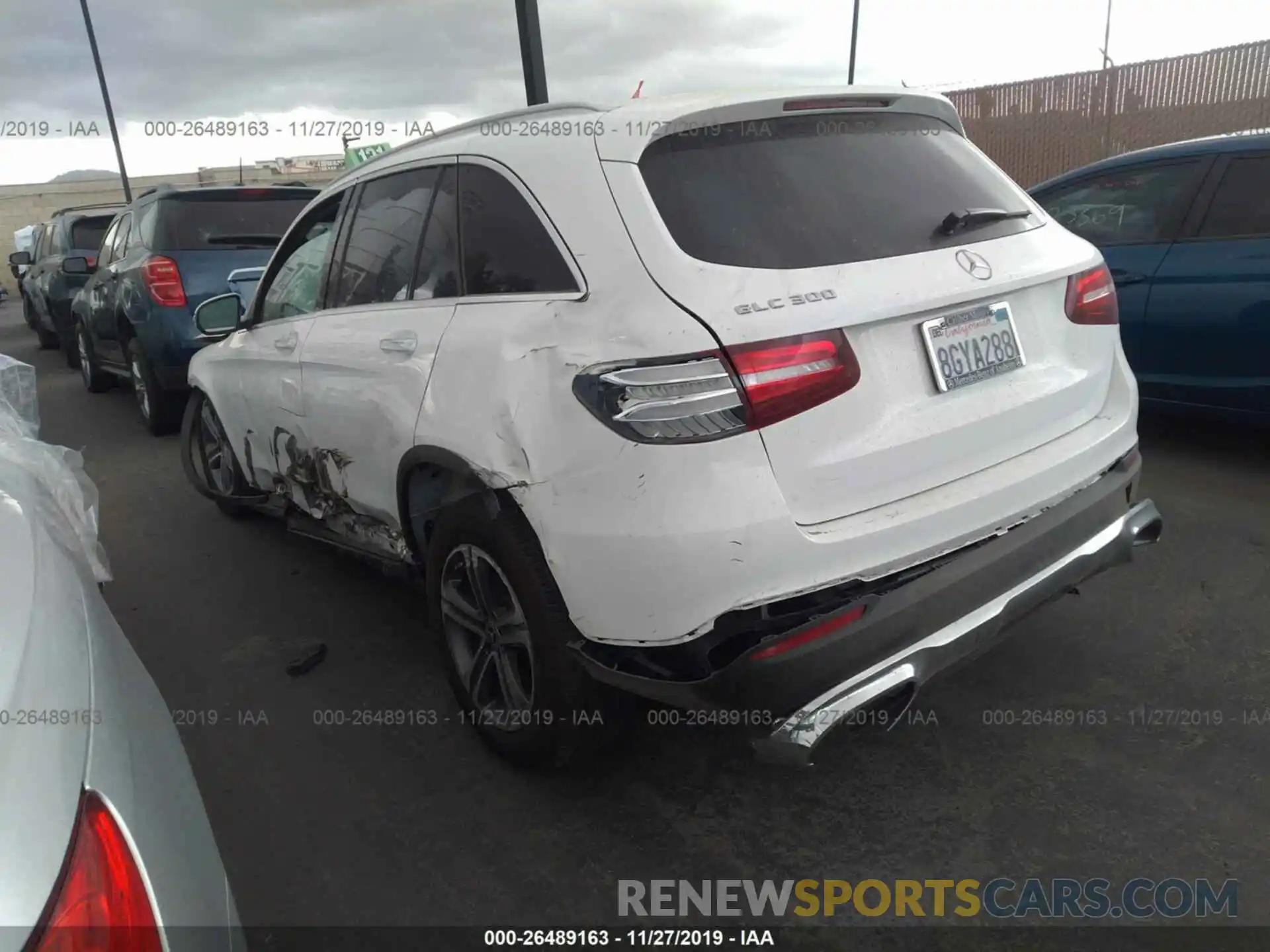 3 Photograph of a damaged car WDC0G4JB6KF559923 MERCEDES-BENZ GLC 2019