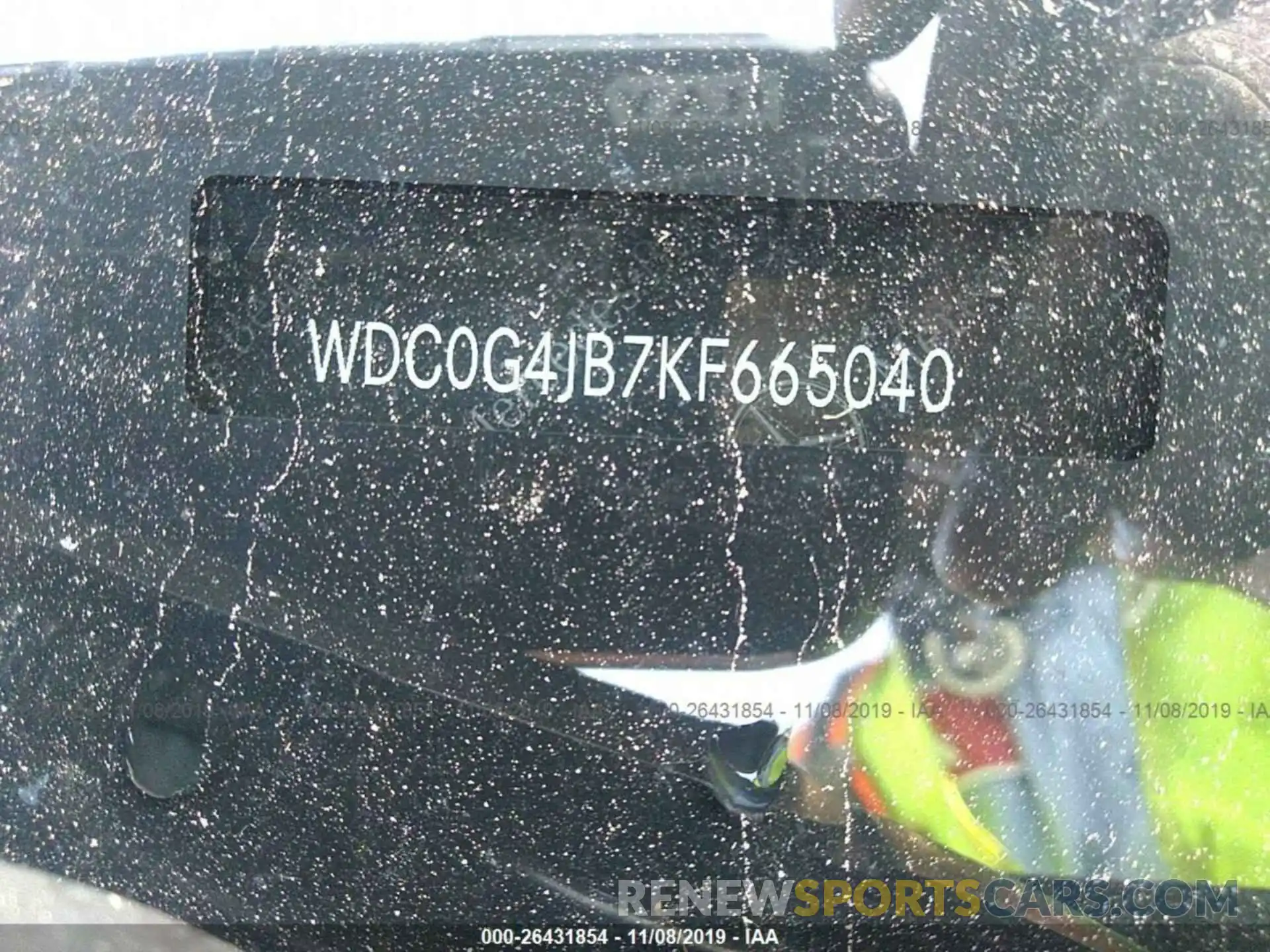 9 Photograph of a damaged car WDC0G4JB7KF665040 MERCEDES-BENZ GLC 2019