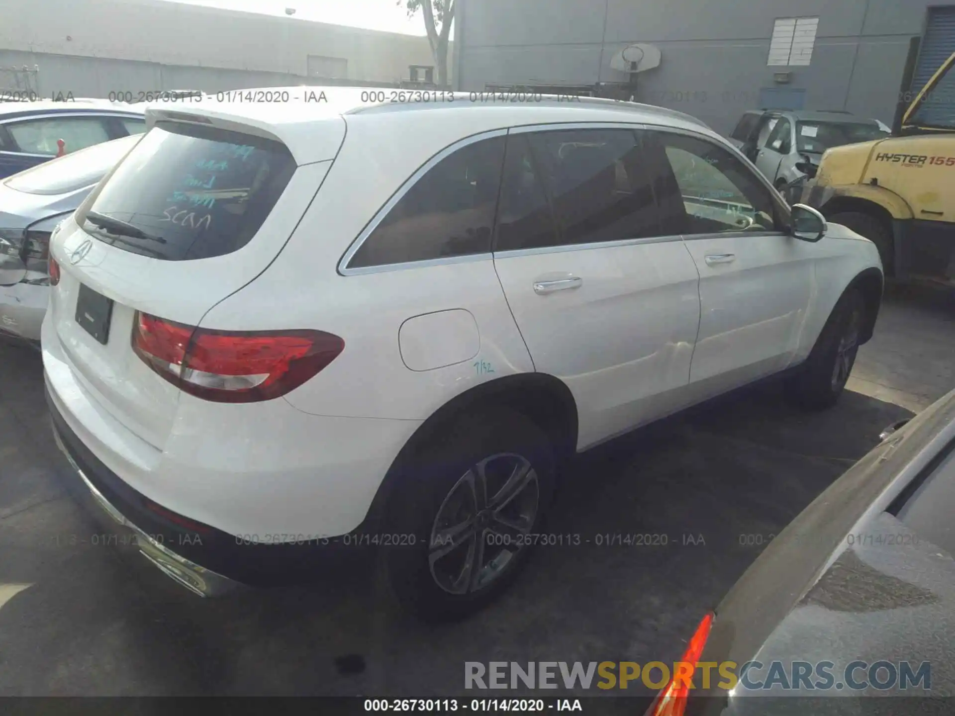 4 Photograph of a damaged car WDC0G4JB8KF594706 MERCEDES-BENZ GLC 2019