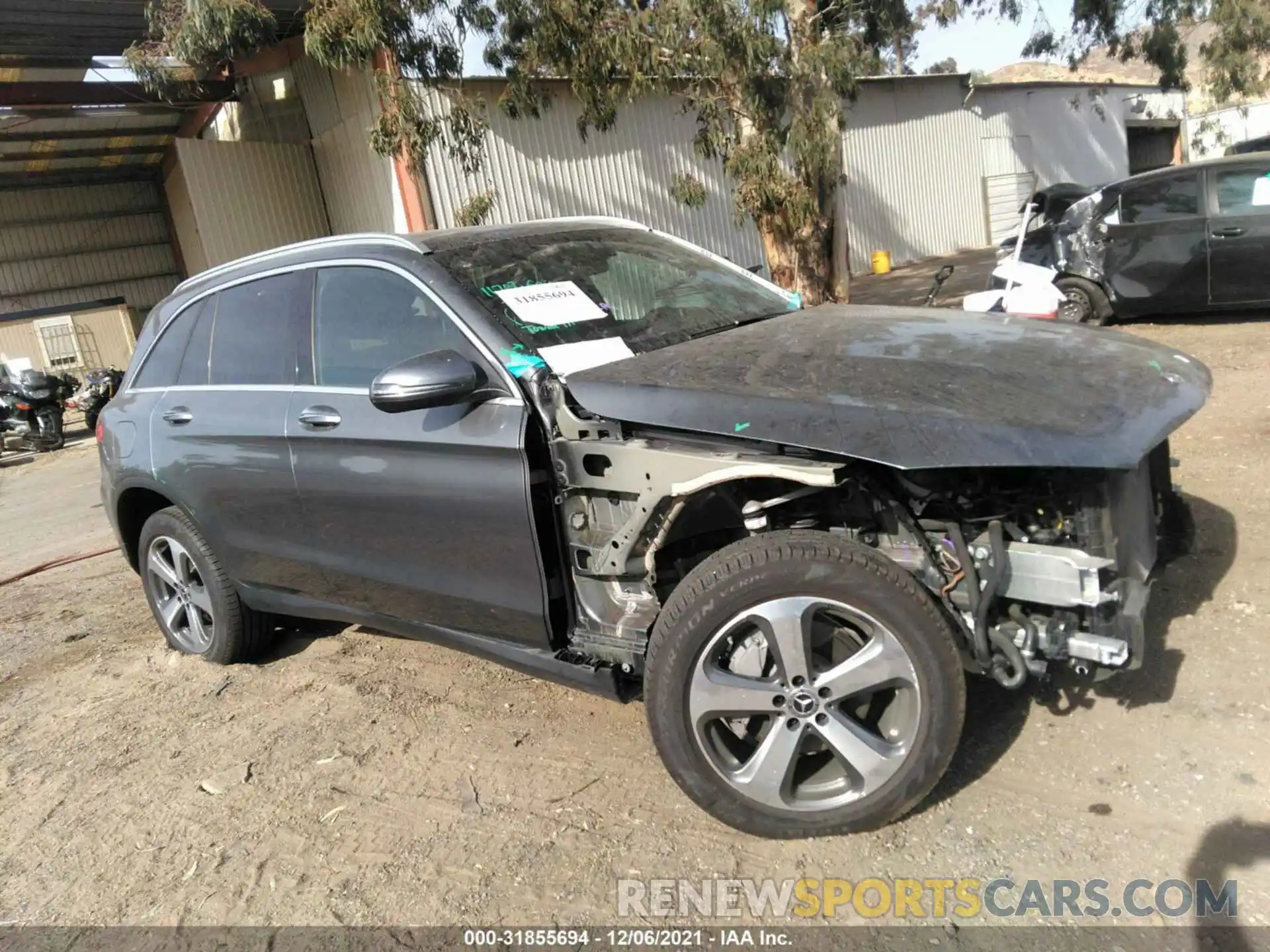 1 Photograph of a damaged car WDC0G4JB8KF620897 MERCEDES-BENZ GLC 2019