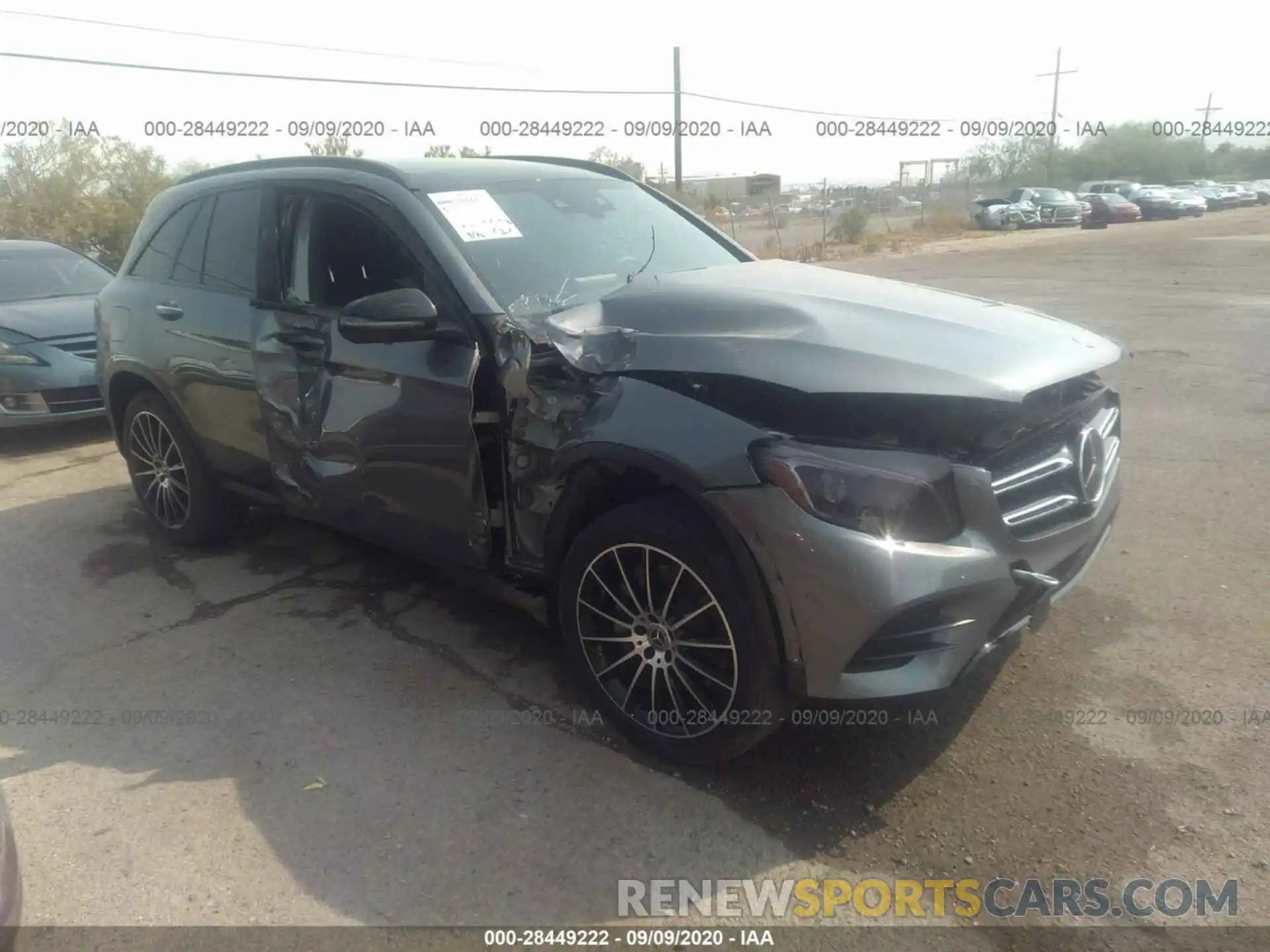 1 Photograph of a damaged car WDC0G4JB8KV160503 MERCEDES-BENZ GLC 2019