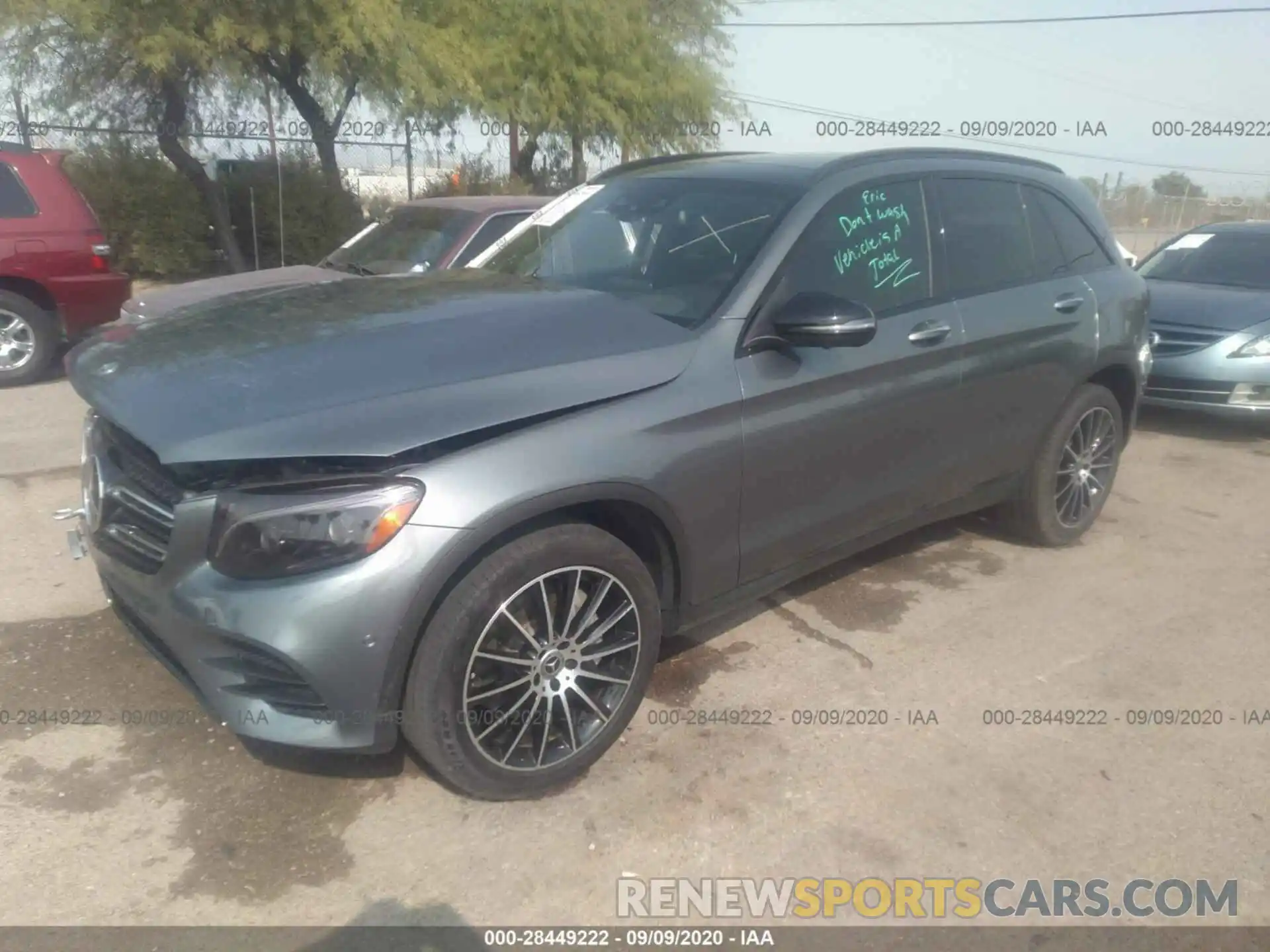 2 Photograph of a damaged car WDC0G4JB8KV160503 MERCEDES-BENZ GLC 2019