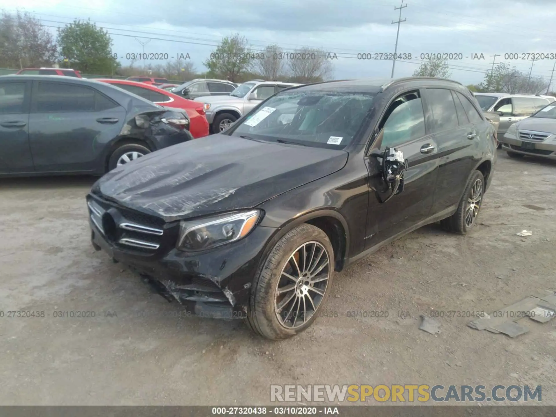 2 Photograph of a damaged car WDC0G4JB9KV184597 MERCEDES-BENZ GLC 2019
