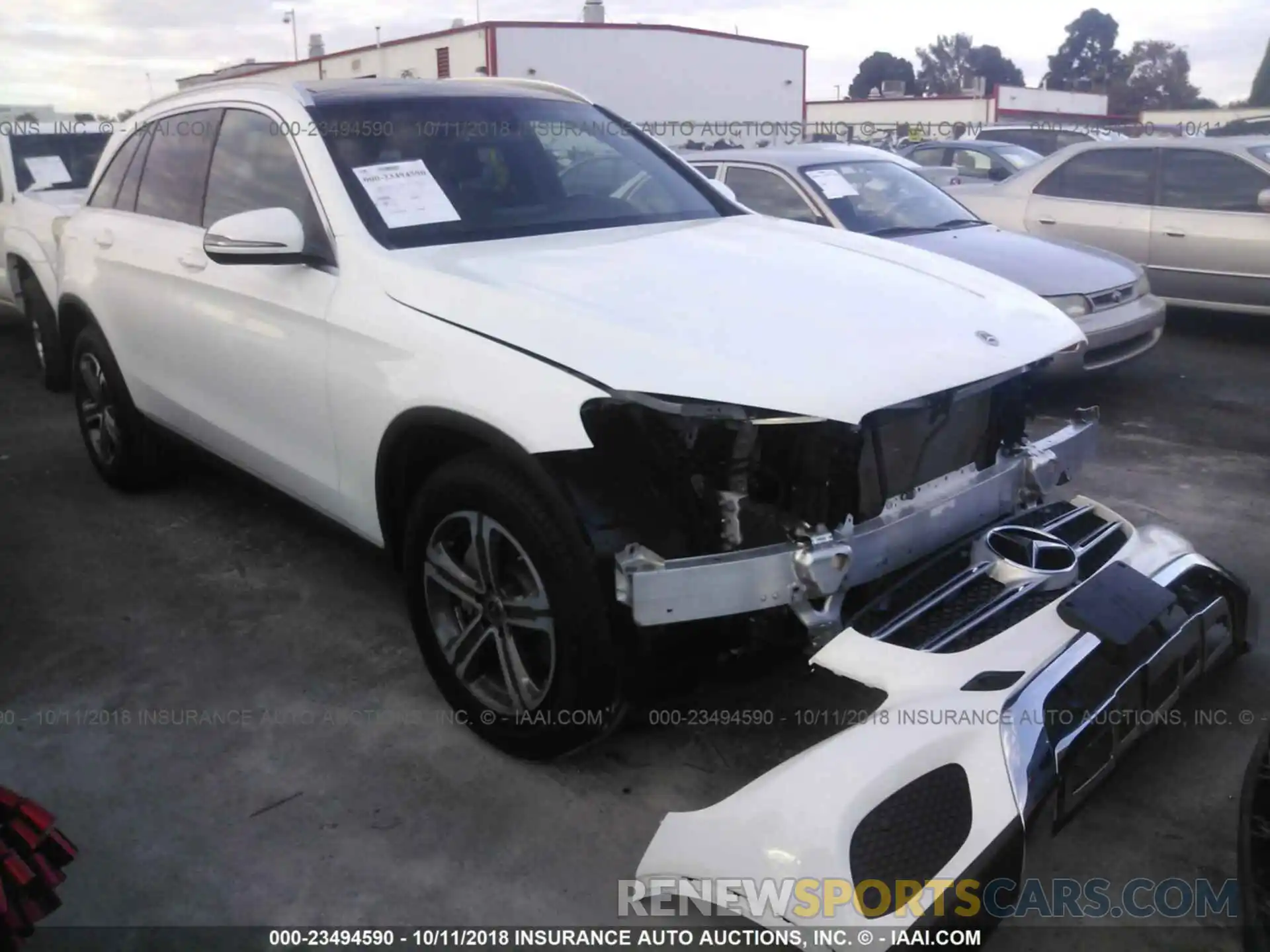 1 Photograph of a damaged car WDC0G4JBXKV122447 Mercedes-benz Glc 2019