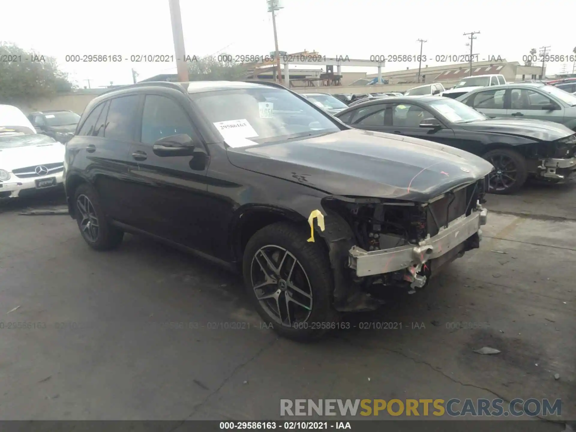 1 Photograph of a damaged car WDC0G4JBXKV142973 MERCEDES-BENZ GLC 2019