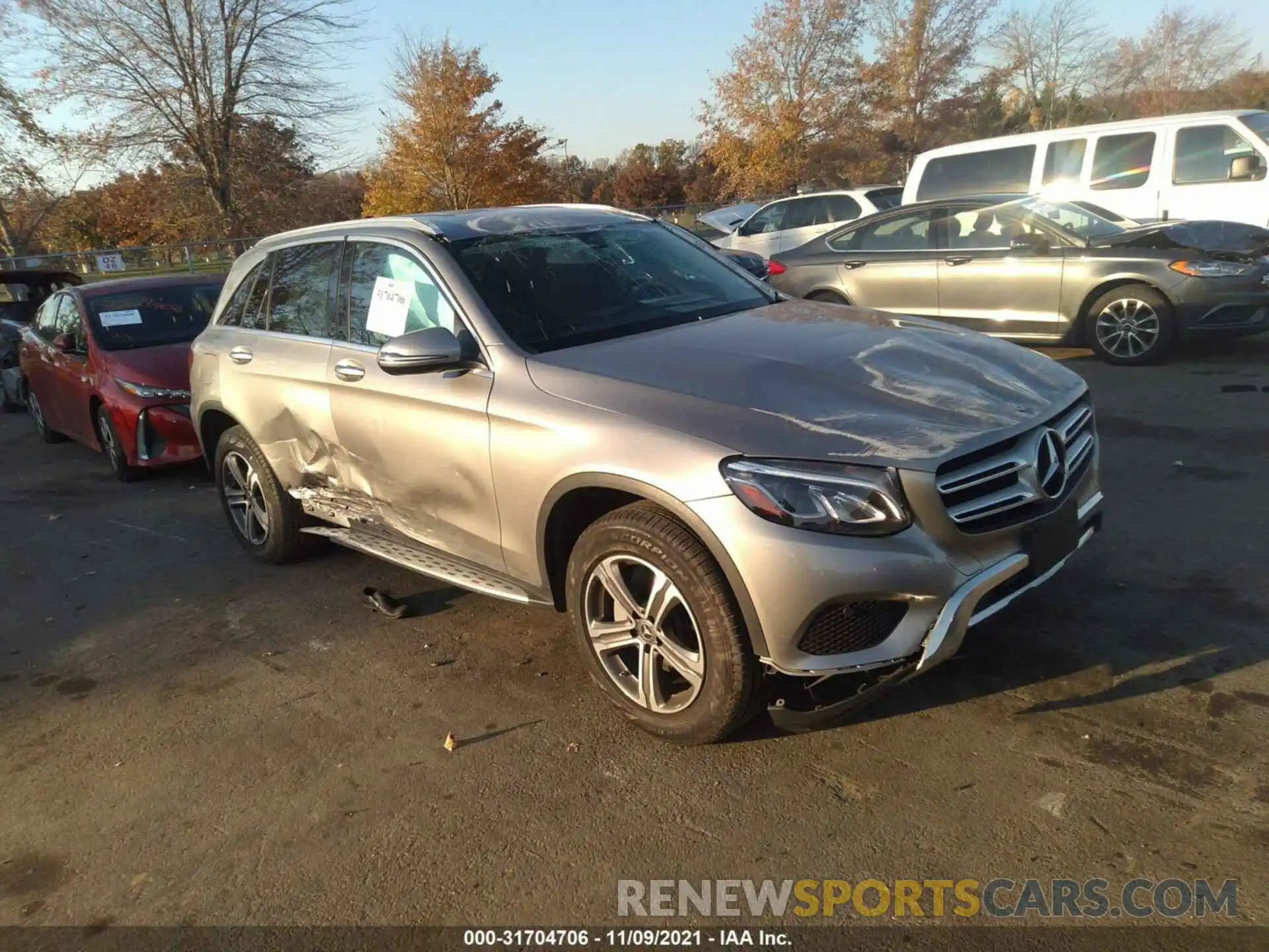 1 Photograph of a damaged car WDC0G4KB0KV185202 MERCEDES-BENZ GLC 2019