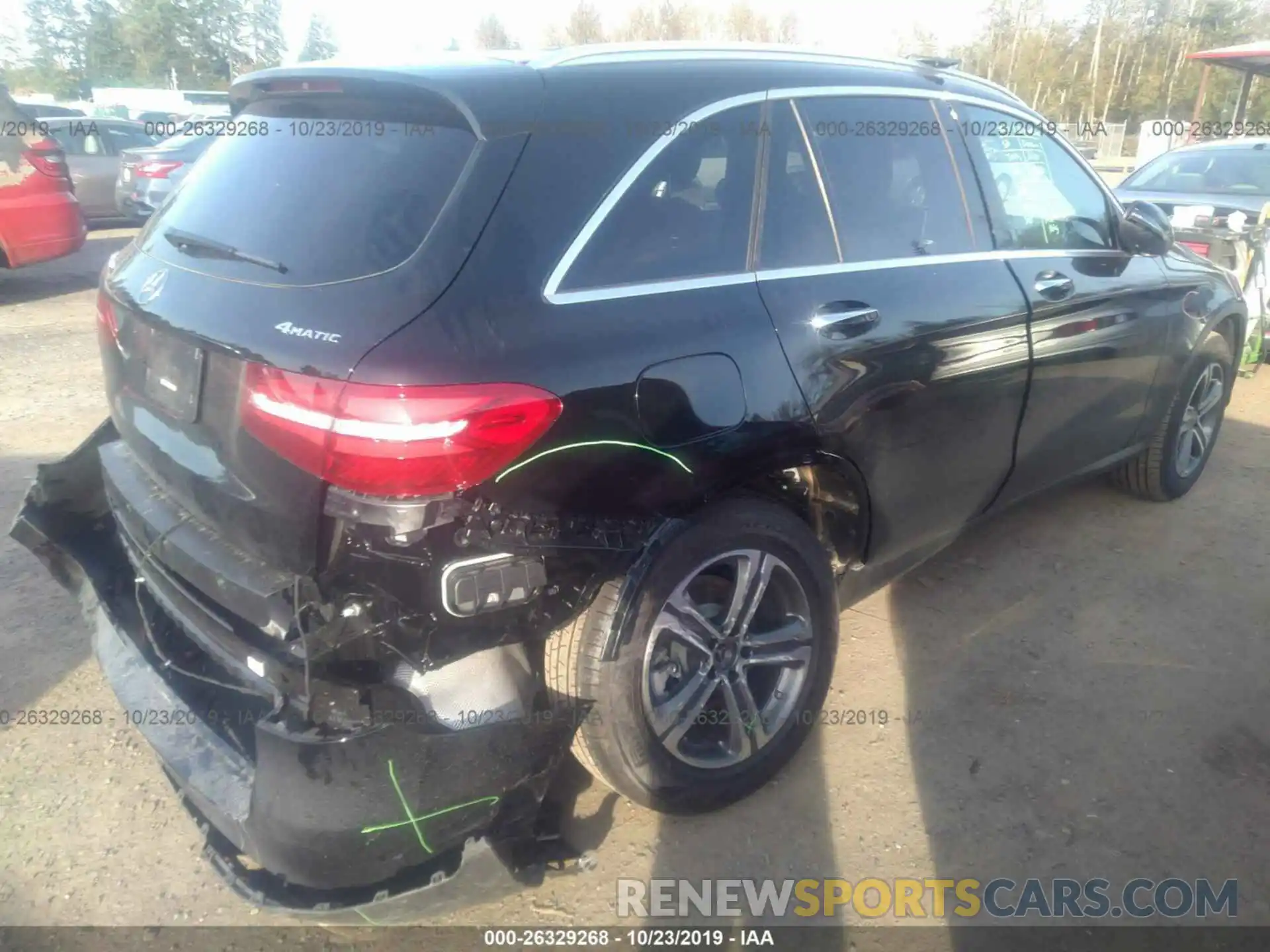 4 Photograph of a damaged car WDC0G4KB1KV165654 MERCEDES-BENZ GLC 2019