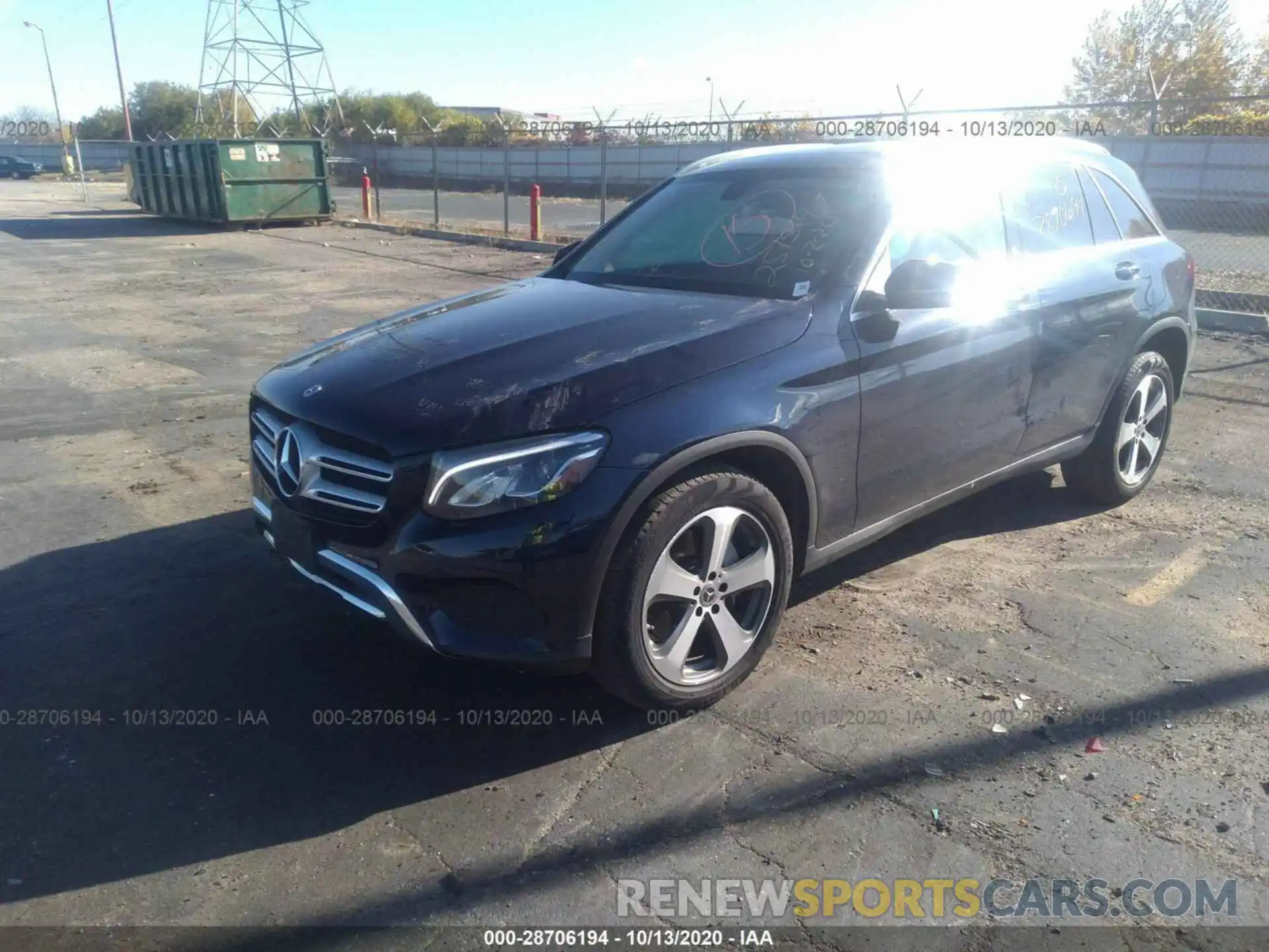 2 Photograph of a damaged car WDC0G4KB2KF559237 MERCEDES-BENZ GLC 2019