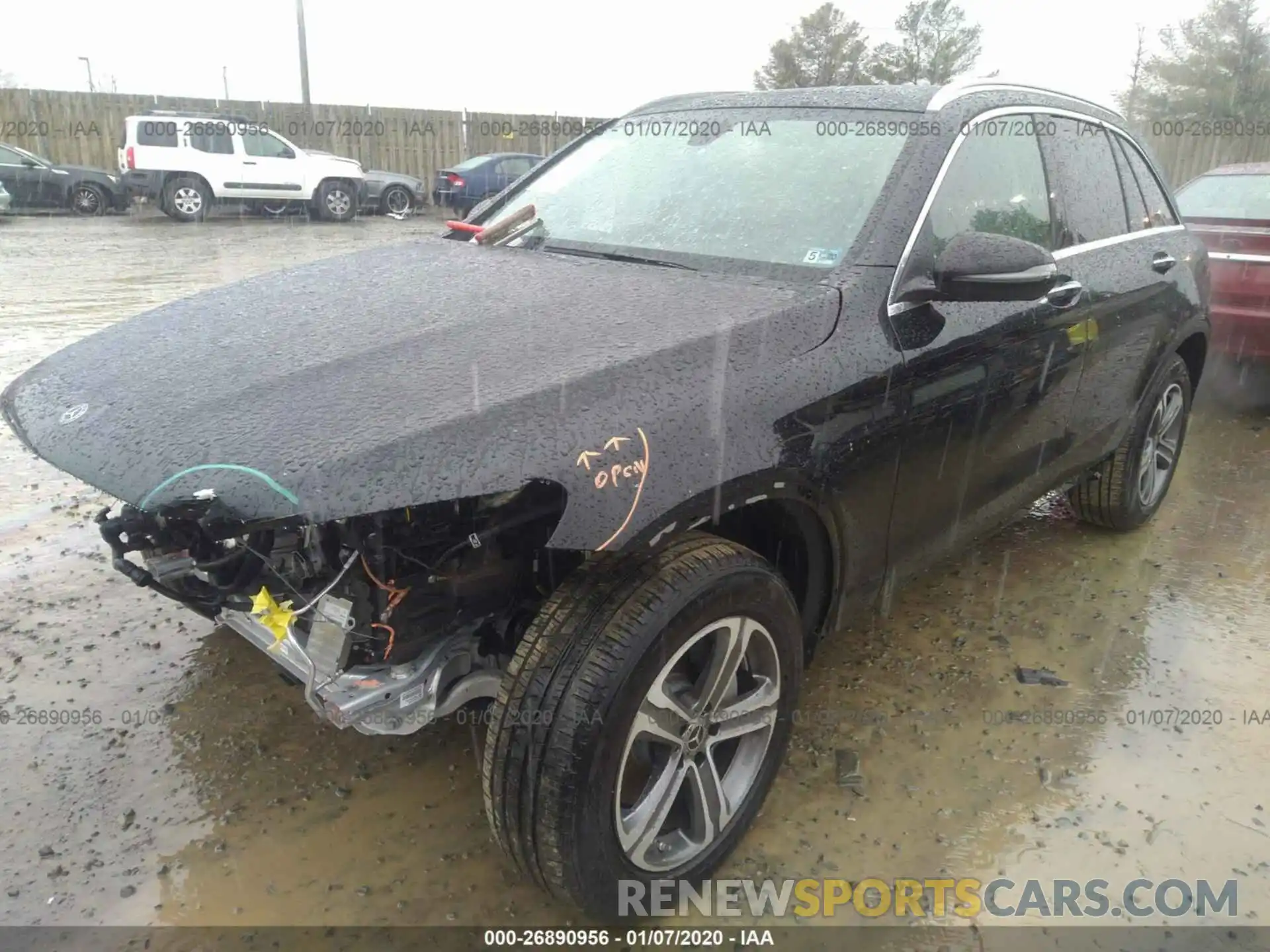 2 Photograph of a damaged car WDC0G4KB2KF638519 MERCEDES-BENZ GLC 2019