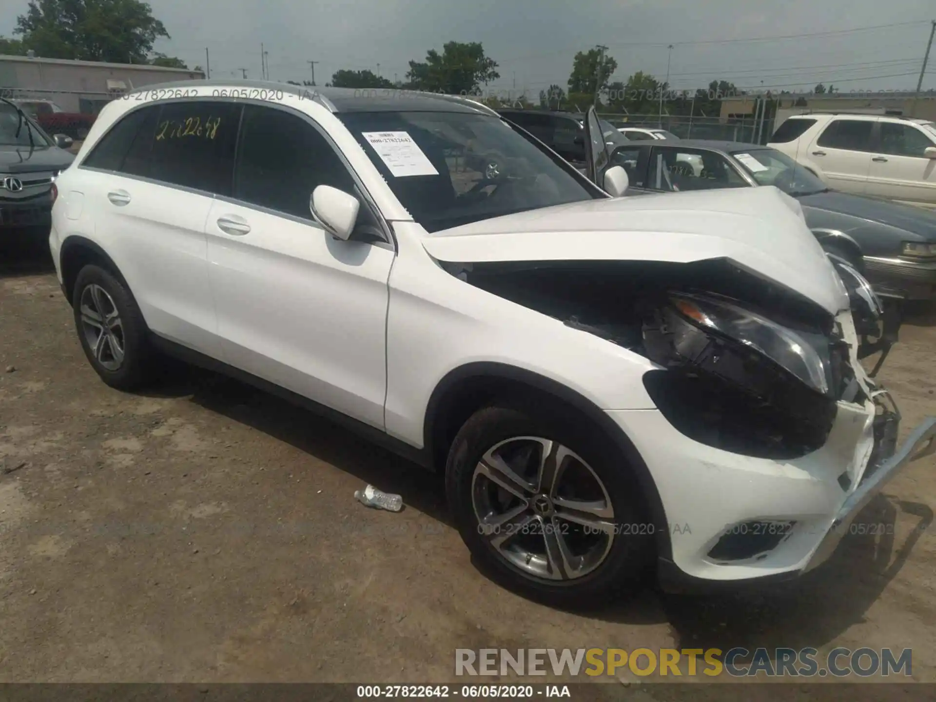 1 Photograph of a damaged car WDC0G4KB2KF643350 MERCEDES-BENZ GLC 2019