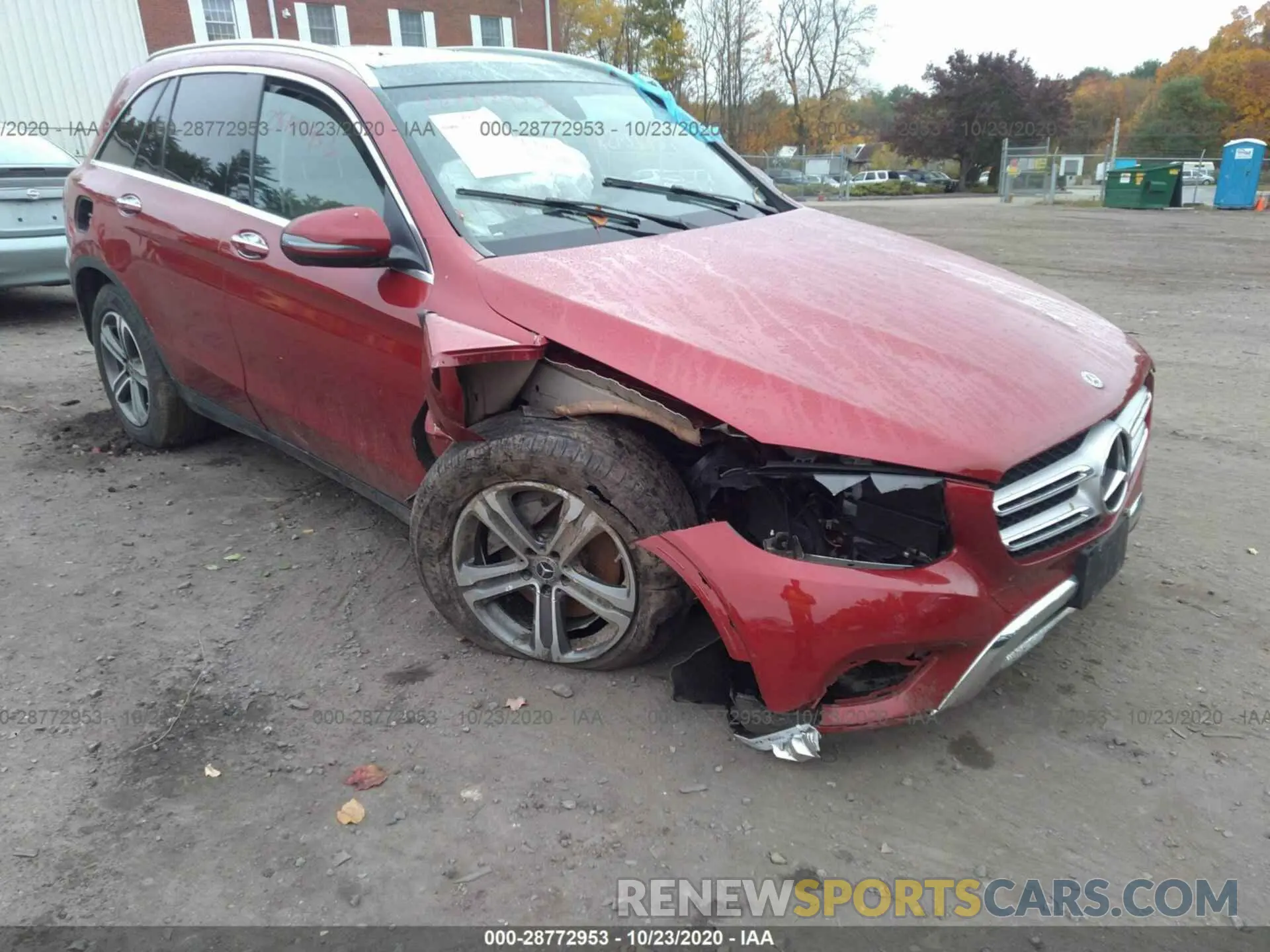 1 Photograph of a damaged car WDC0G4KB2KV175562 MERCEDES-BENZ GLC 2019