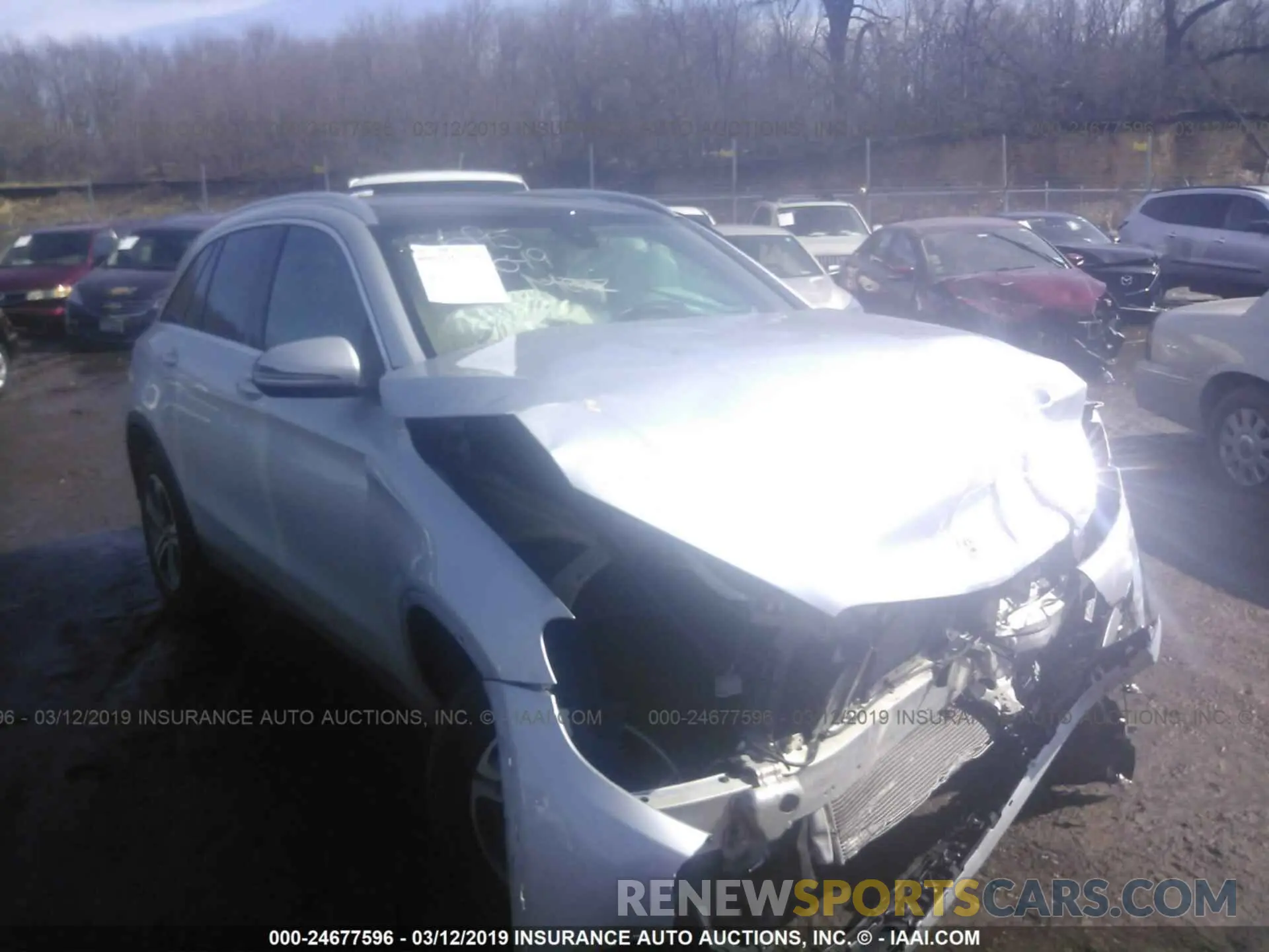 1 Photograph of a damaged car WDC0G4KB4KV142028 MERCEDES-BENZ GLC 2019