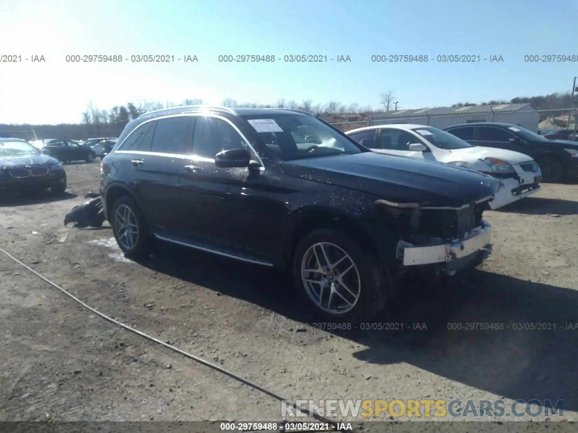 1 Photograph of a damaged car WDC0G4KB4KV177569 MERCEDES-BENZ GLC 2019