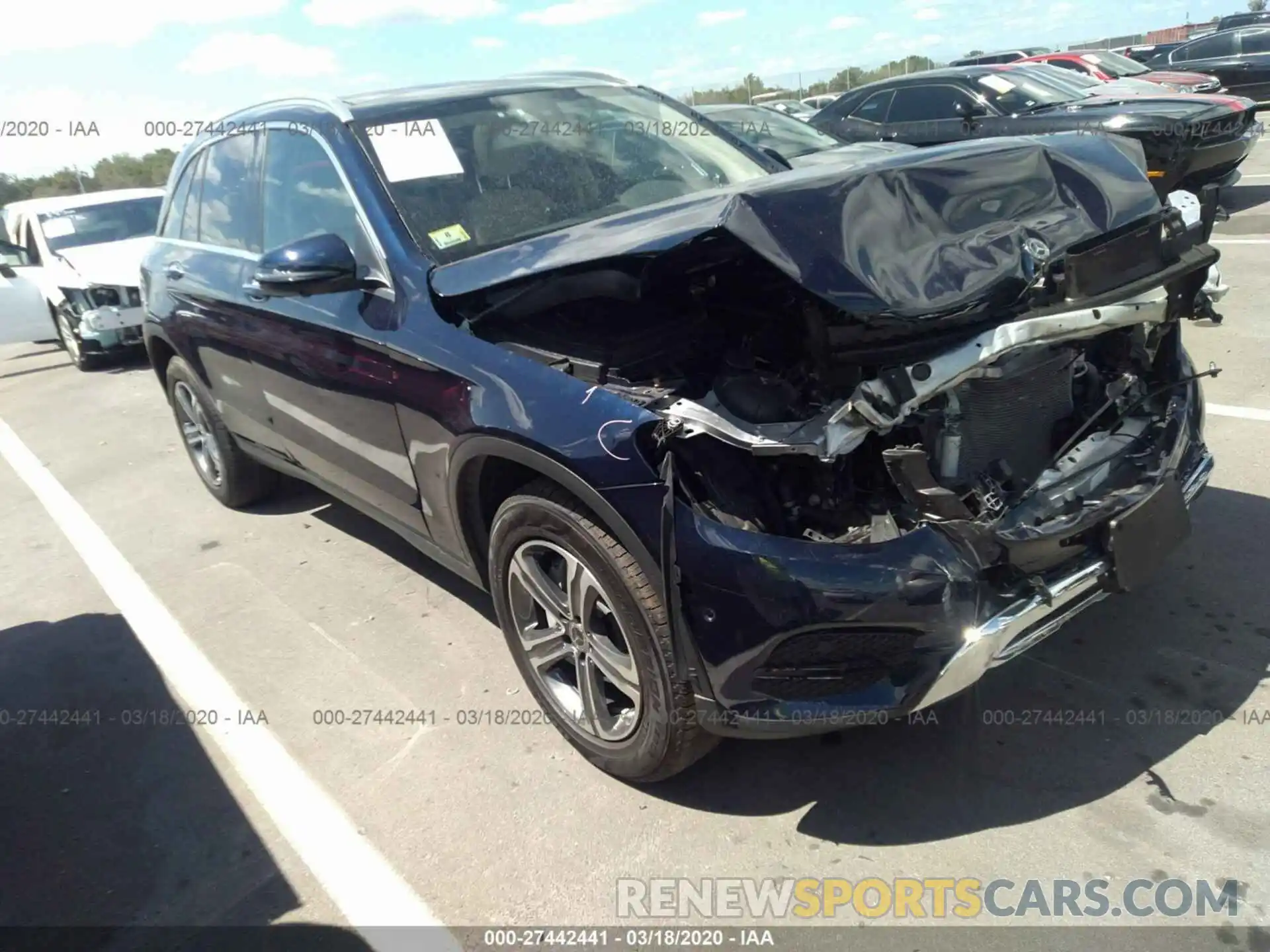 1 Photograph of a damaged car WDC0G4KB5KV171750 MERCEDES-BENZ GLC 2019