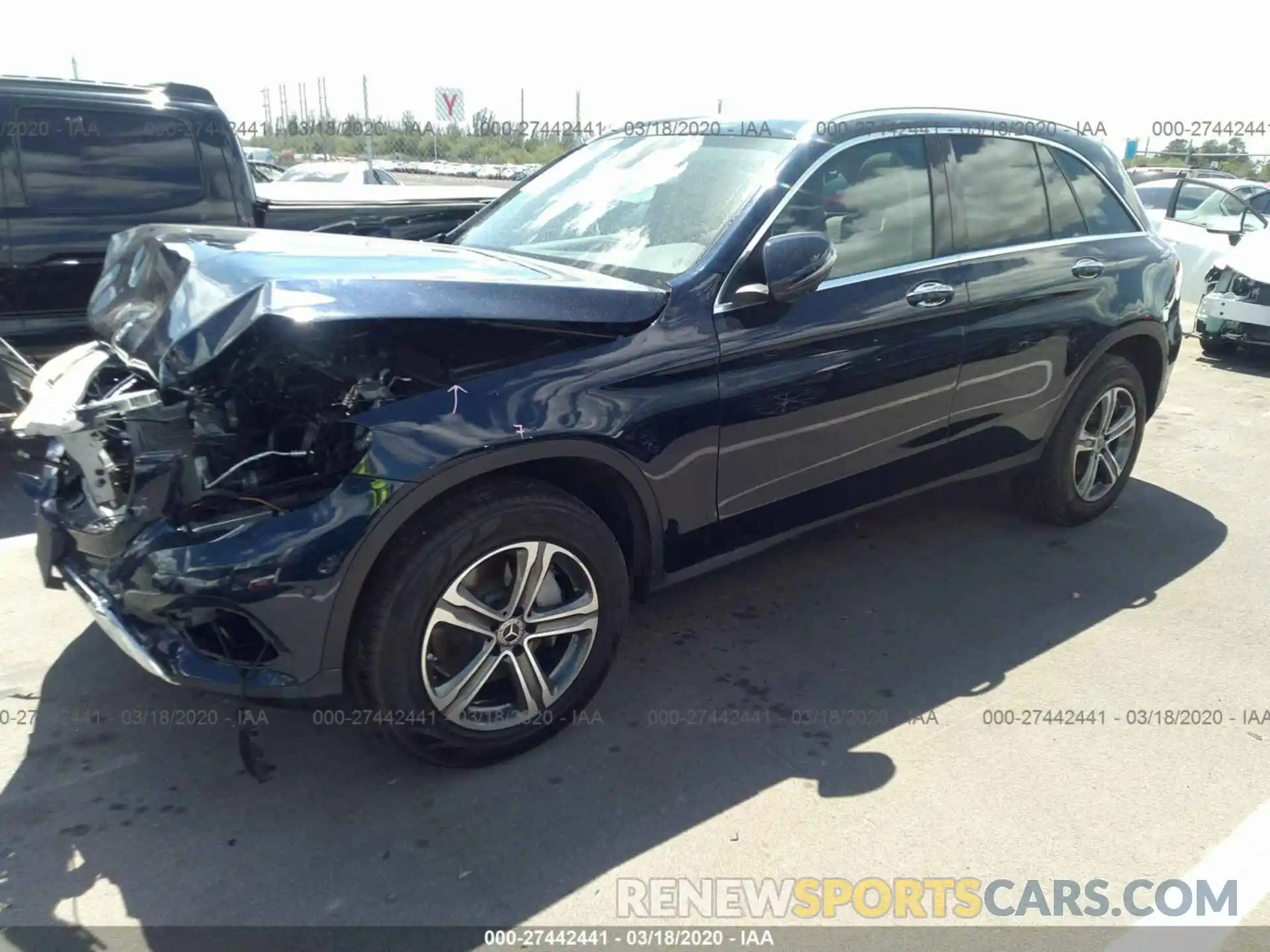 2 Photograph of a damaged car WDC0G4KB5KV171750 MERCEDES-BENZ GLC 2019