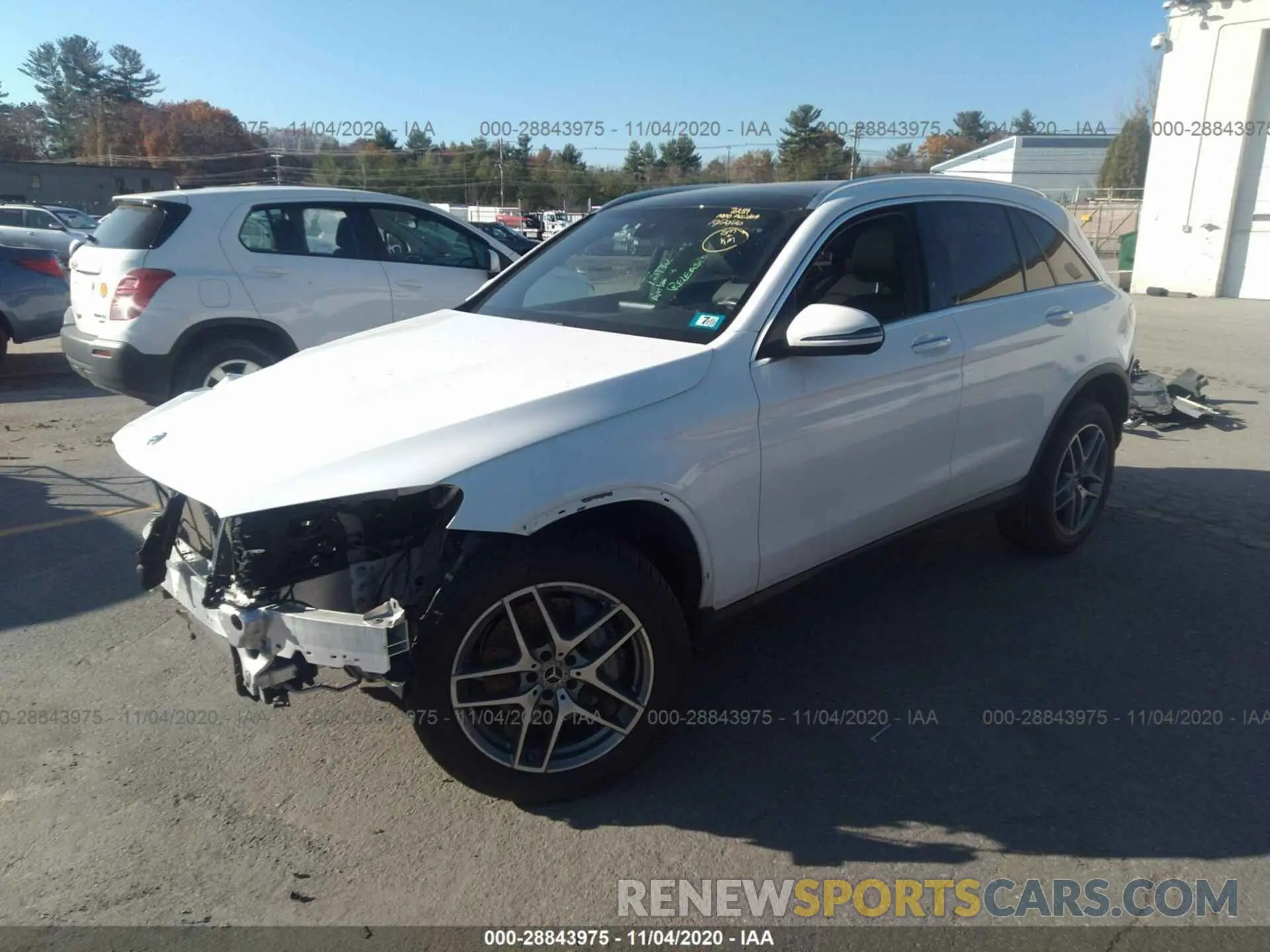 2 Photograph of a damaged car WDC0G4KB6KV144038 MERCEDES-BENZ GLC 2019