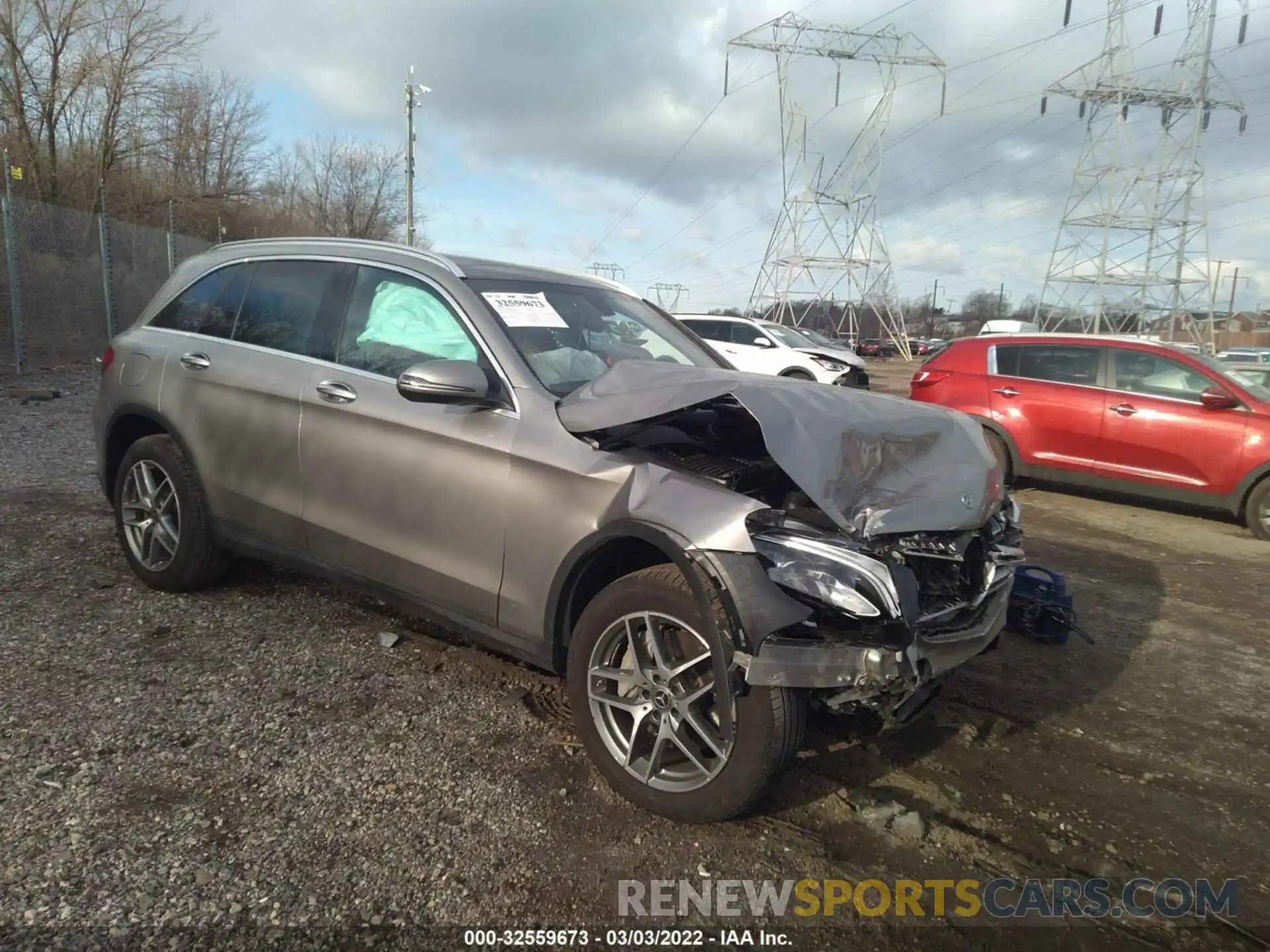 1 Photograph of a damaged car WDC0G4KB7KV147871 MERCEDES-BENZ GLC 2019