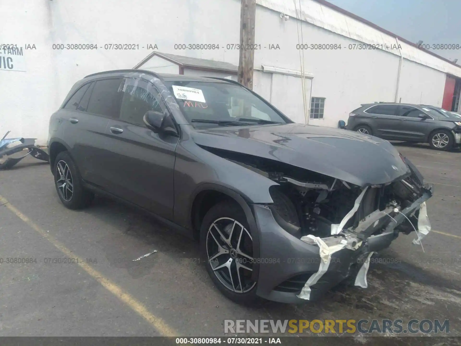 1 Photograph of a damaged car WDC0G4KB7KV187951 MERCEDES-BENZ GLC 2019