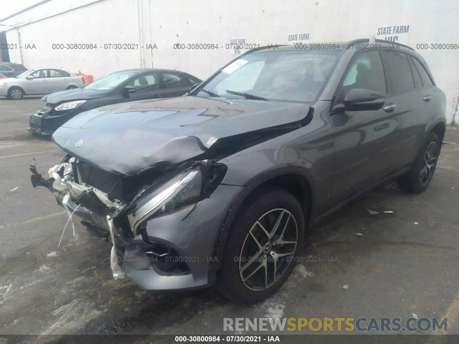 2 Photograph of a damaged car WDC0G4KB7KV187951 MERCEDES-BENZ GLC 2019