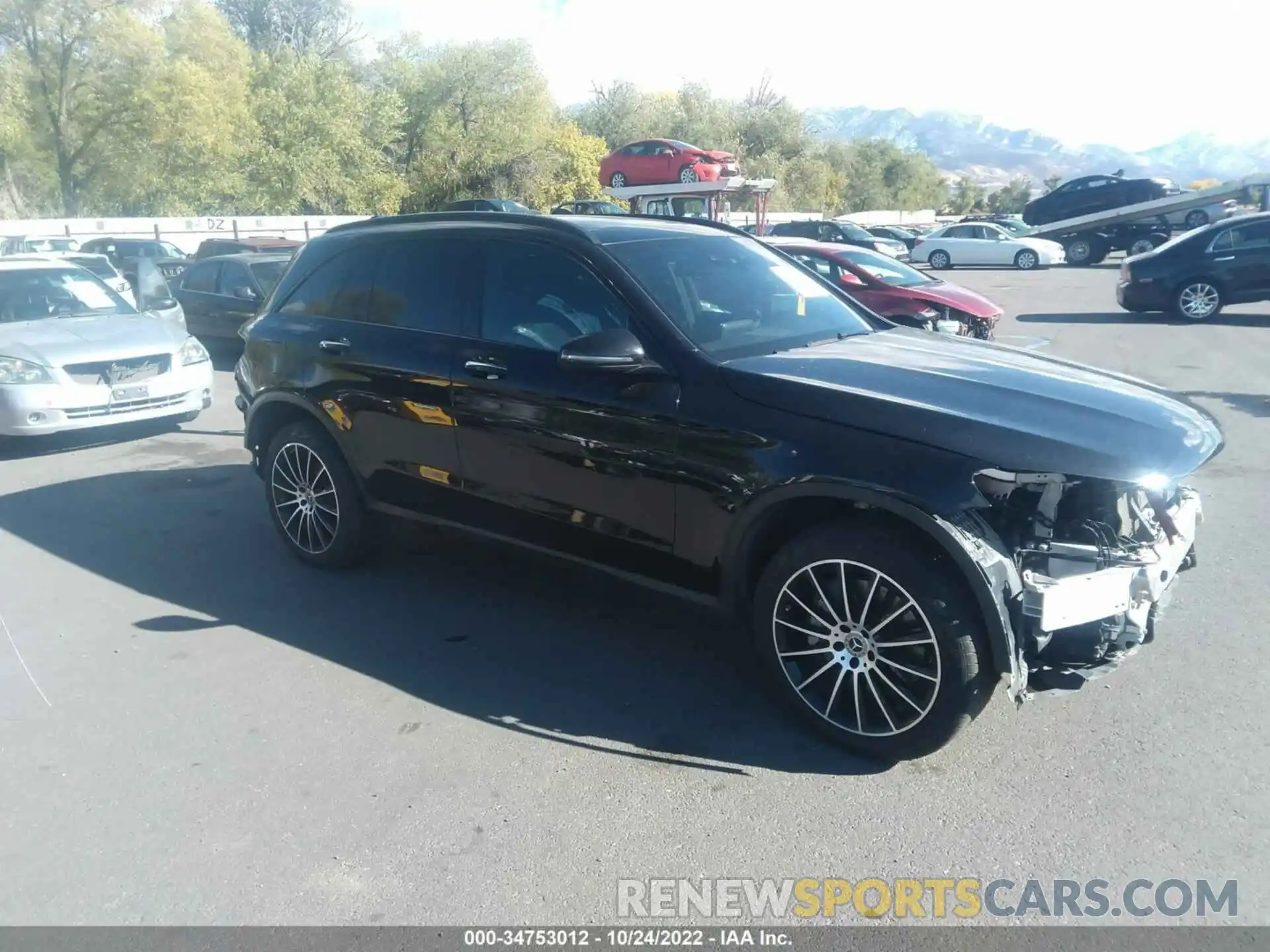 1 Photograph of a damaged car WDC0G4KB8KV195461 MERCEDES-BENZ GLC 2019