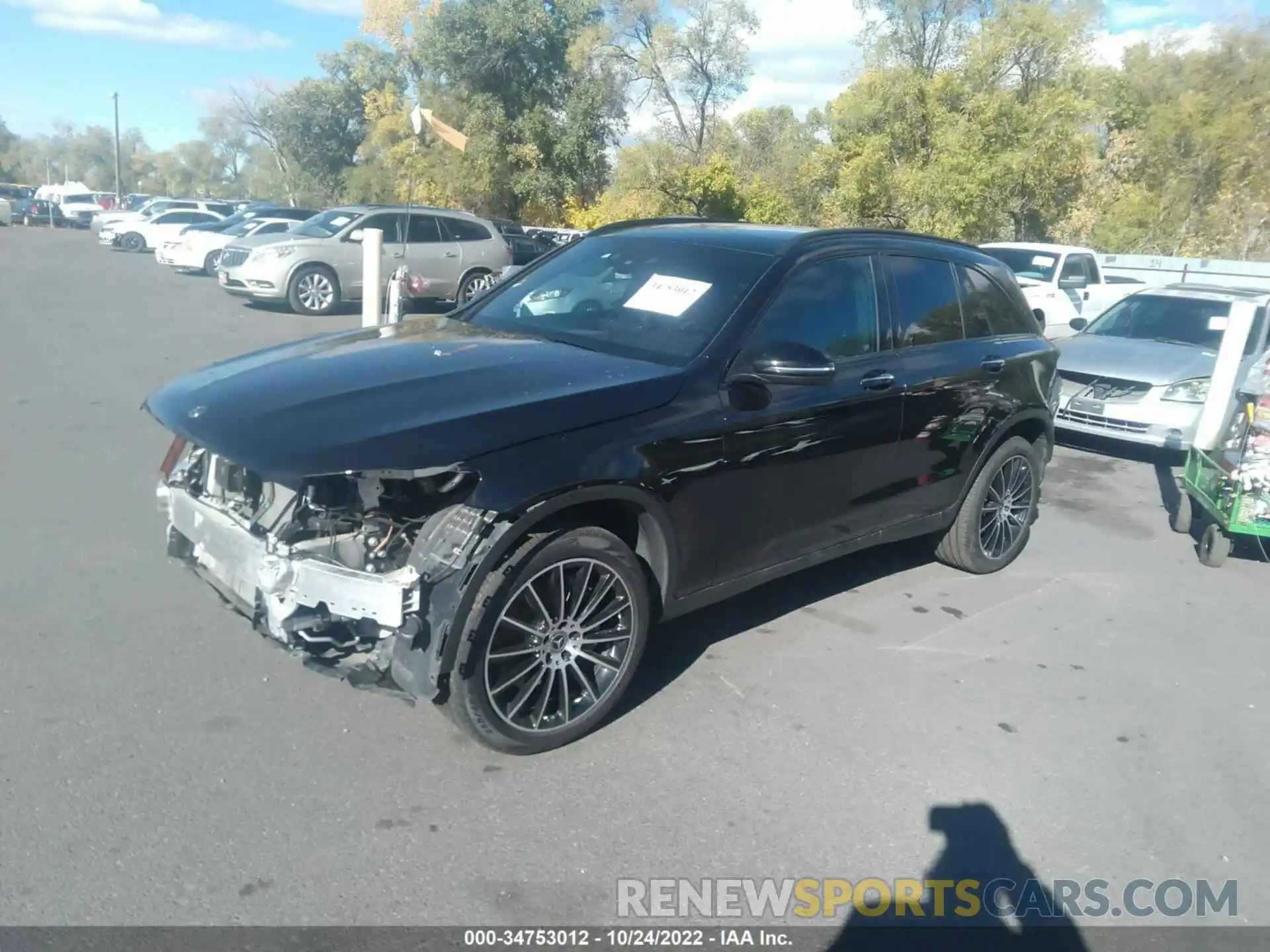 2 Photograph of a damaged car WDC0G4KB8KV195461 MERCEDES-BENZ GLC 2019