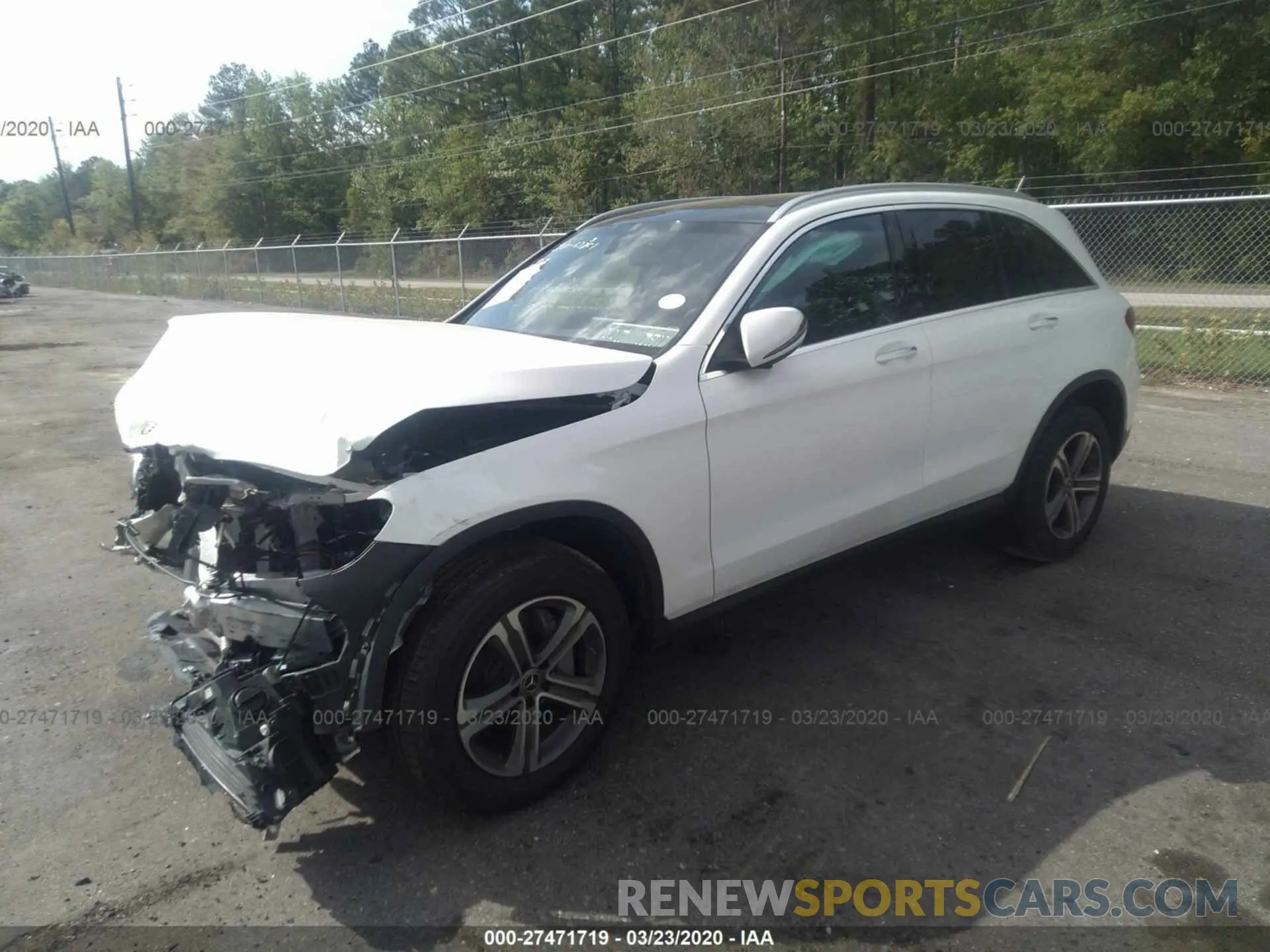 2 Photograph of a damaged car WDC0G4KBXKV160212 MERCEDES-BENZ GLC 2019