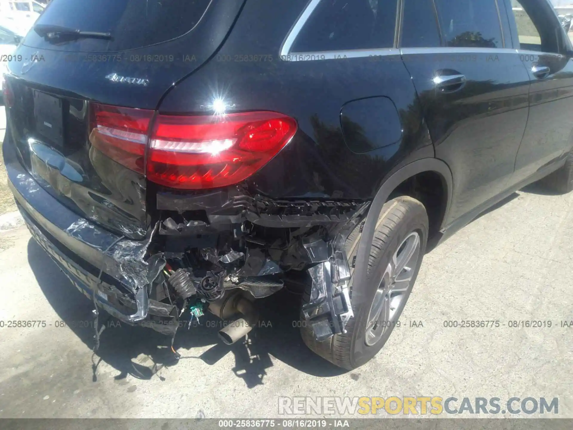 6 Photograph of a damaged car WDC0G5EB0KF563708 MERCEDES-BENZ GLC 2019