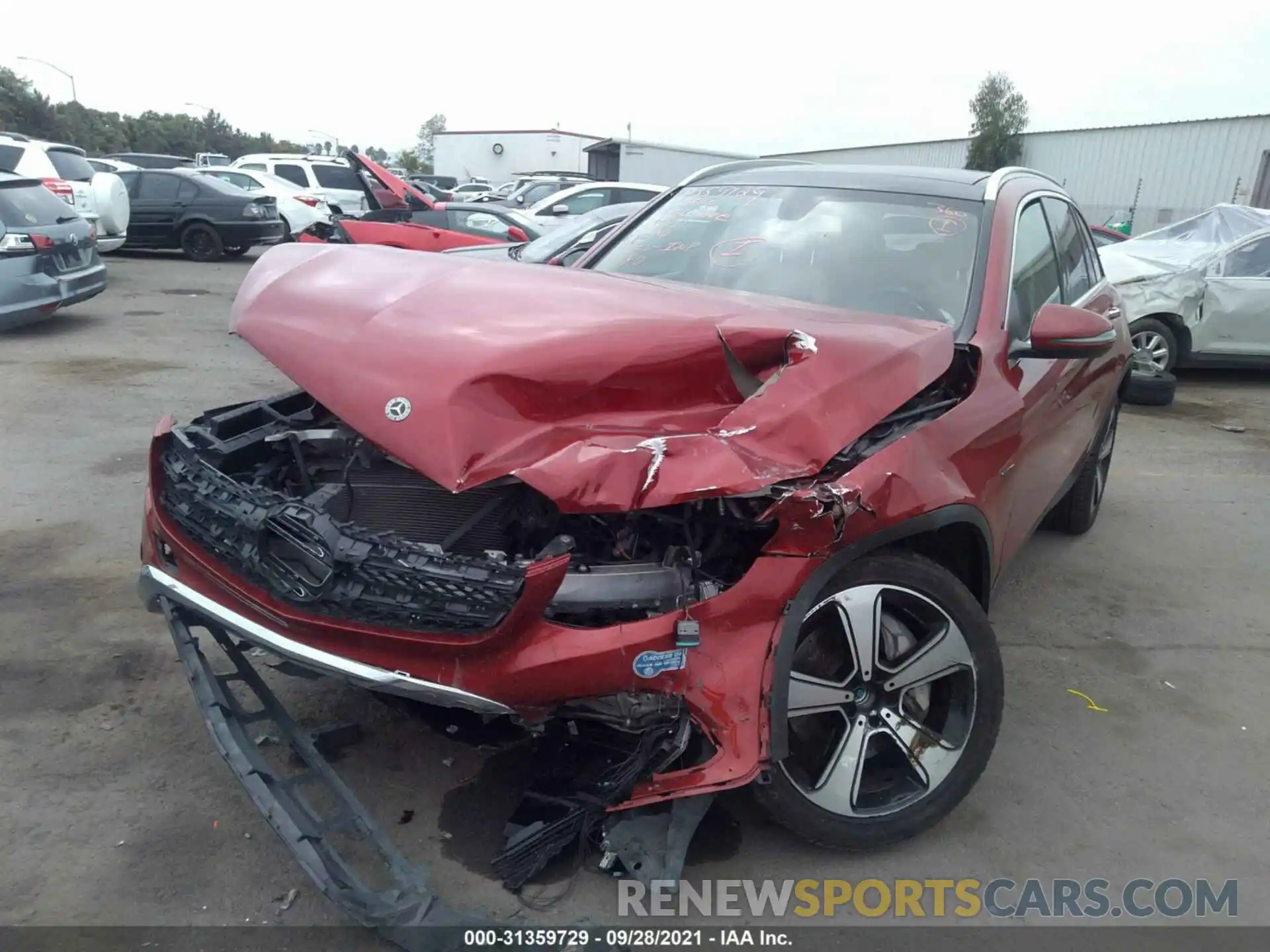 6 Photograph of a damaged car WDC0G5EB3KF598727 MERCEDES-BENZ GLC 2019