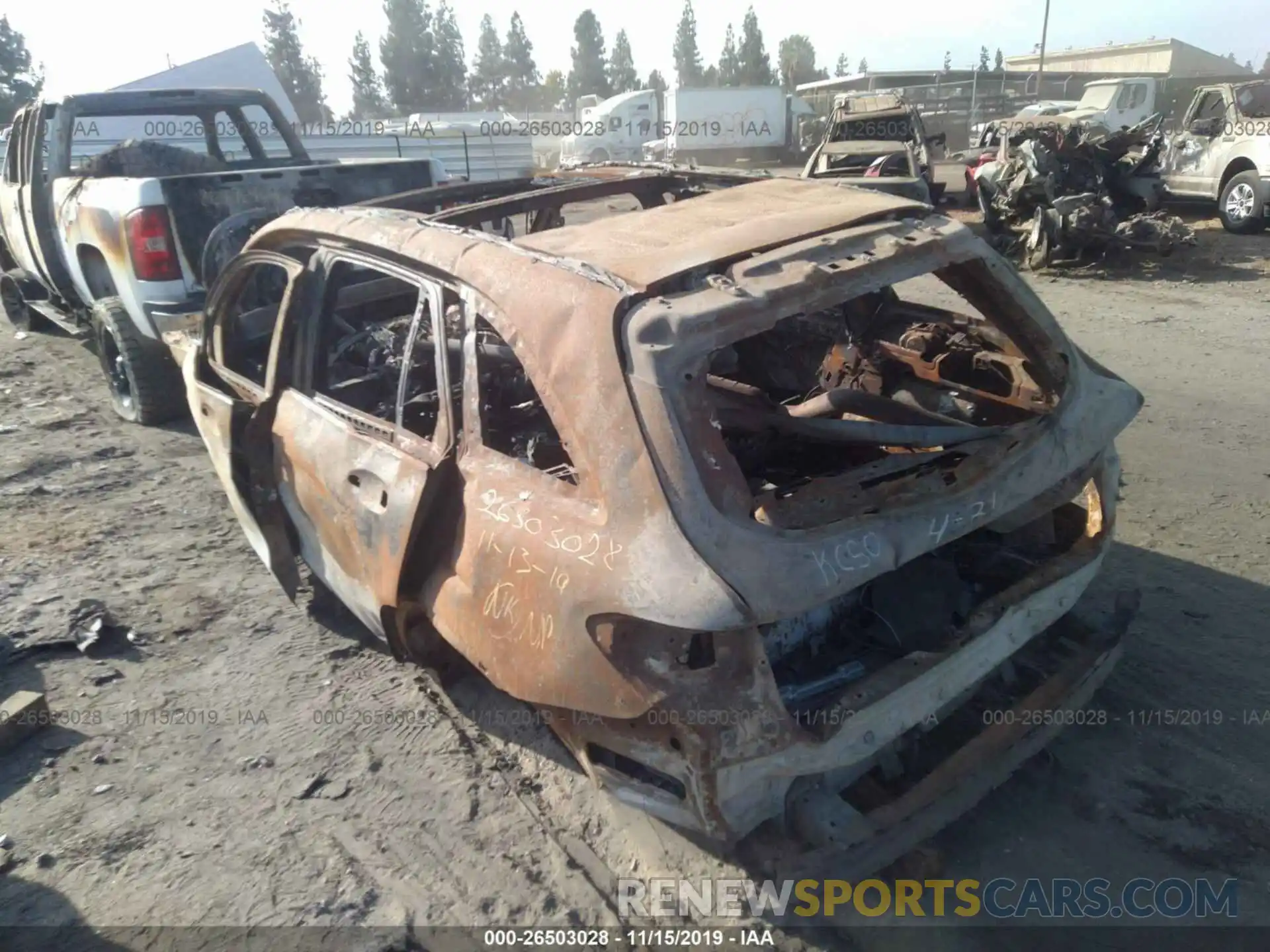 3 Photograph of a damaged car WDC0G5EB6KF605458 MERCEDES-BENZ GLC 2019