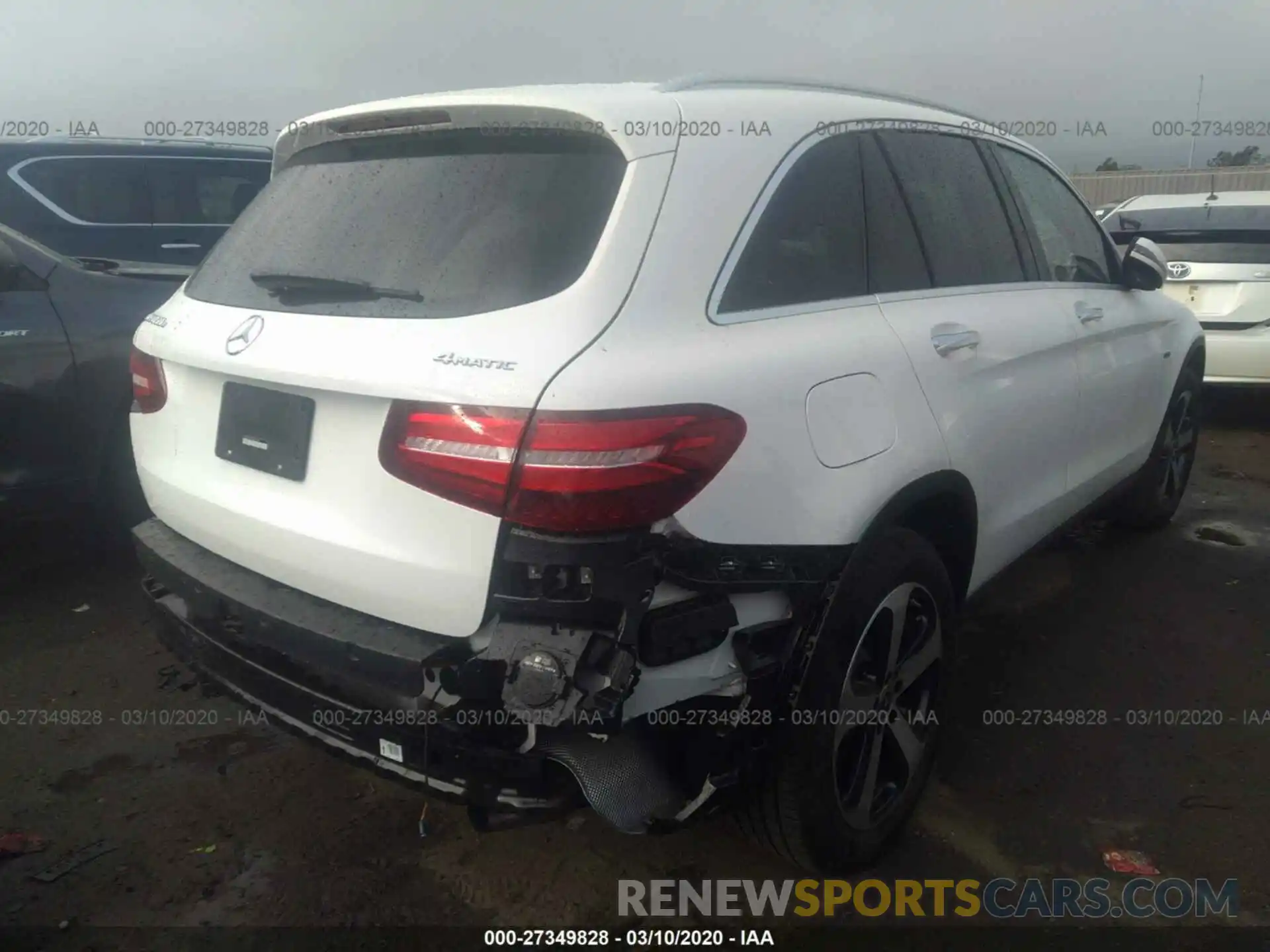 4 Photograph of a damaged car WDC0G5EB7KF602634 MERCEDES-BENZ GLC 2019