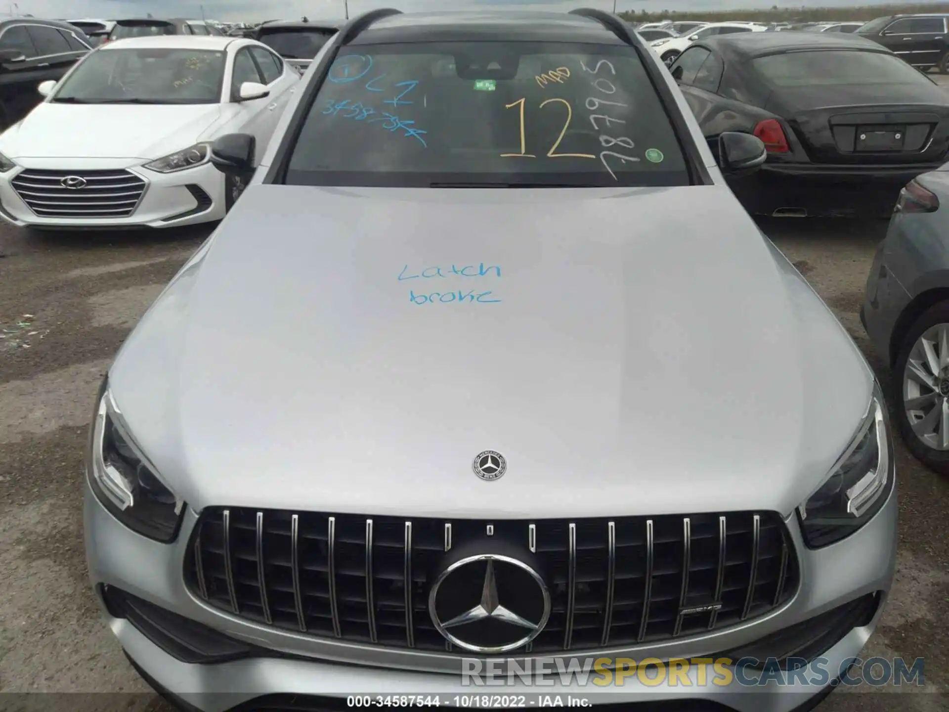 10 Photograph of a damaged car W1N0G6EB7LF787905 MERCEDES-BENZ GLC 2020