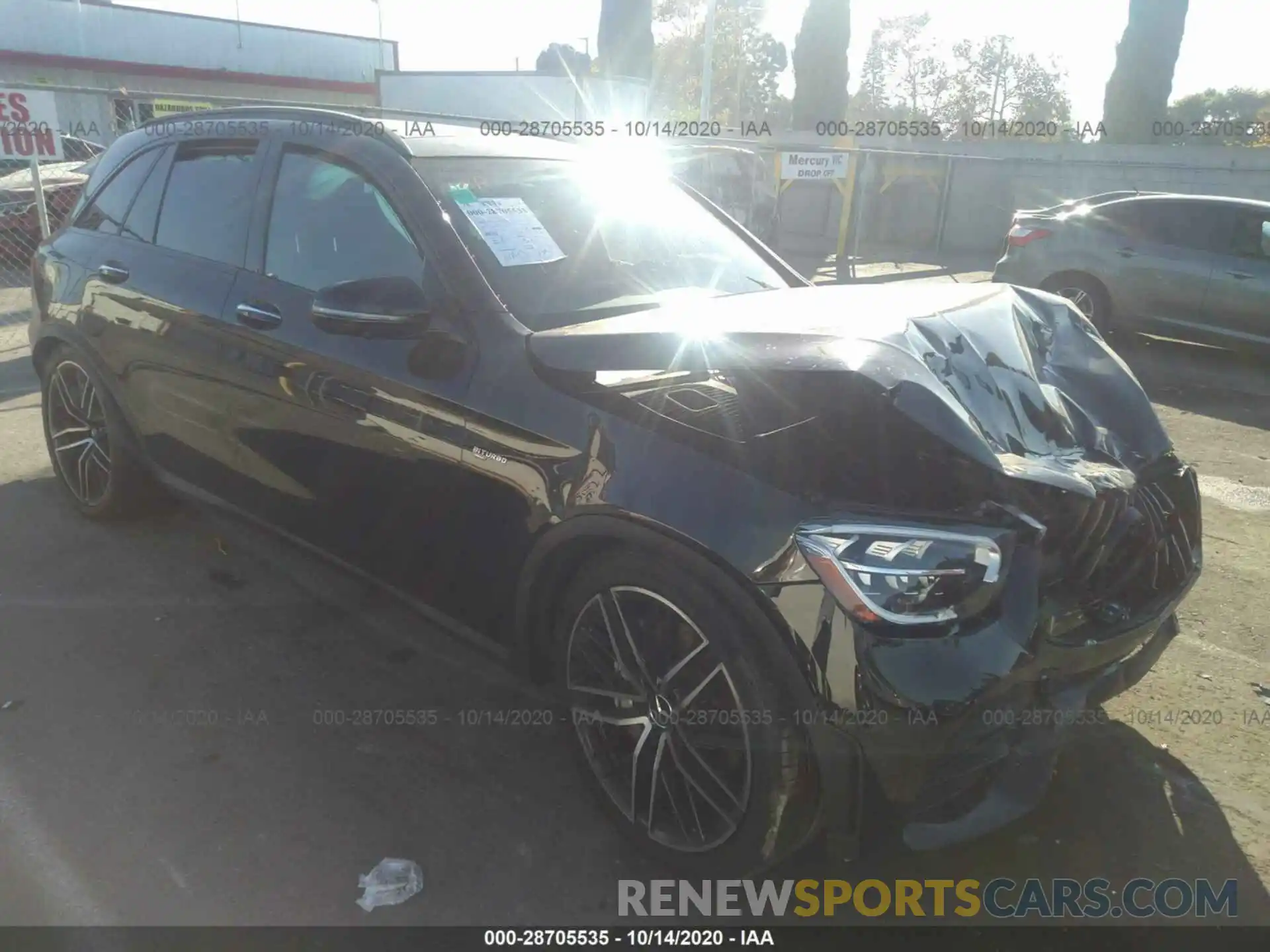 1 Photograph of a damaged car W1N0G6EB8LF763919 MERCEDES-BENZ GLC 2020