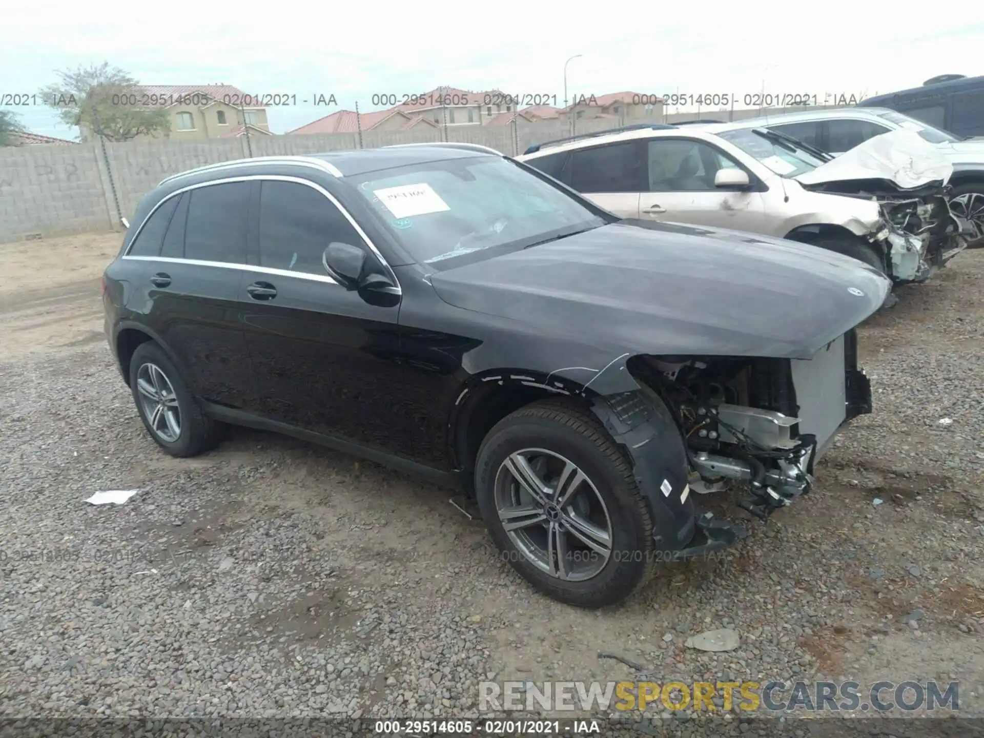 1 Photograph of a damaged car W1N0G8DB2LF759779 MERCEDES-BENZ GLC 2020