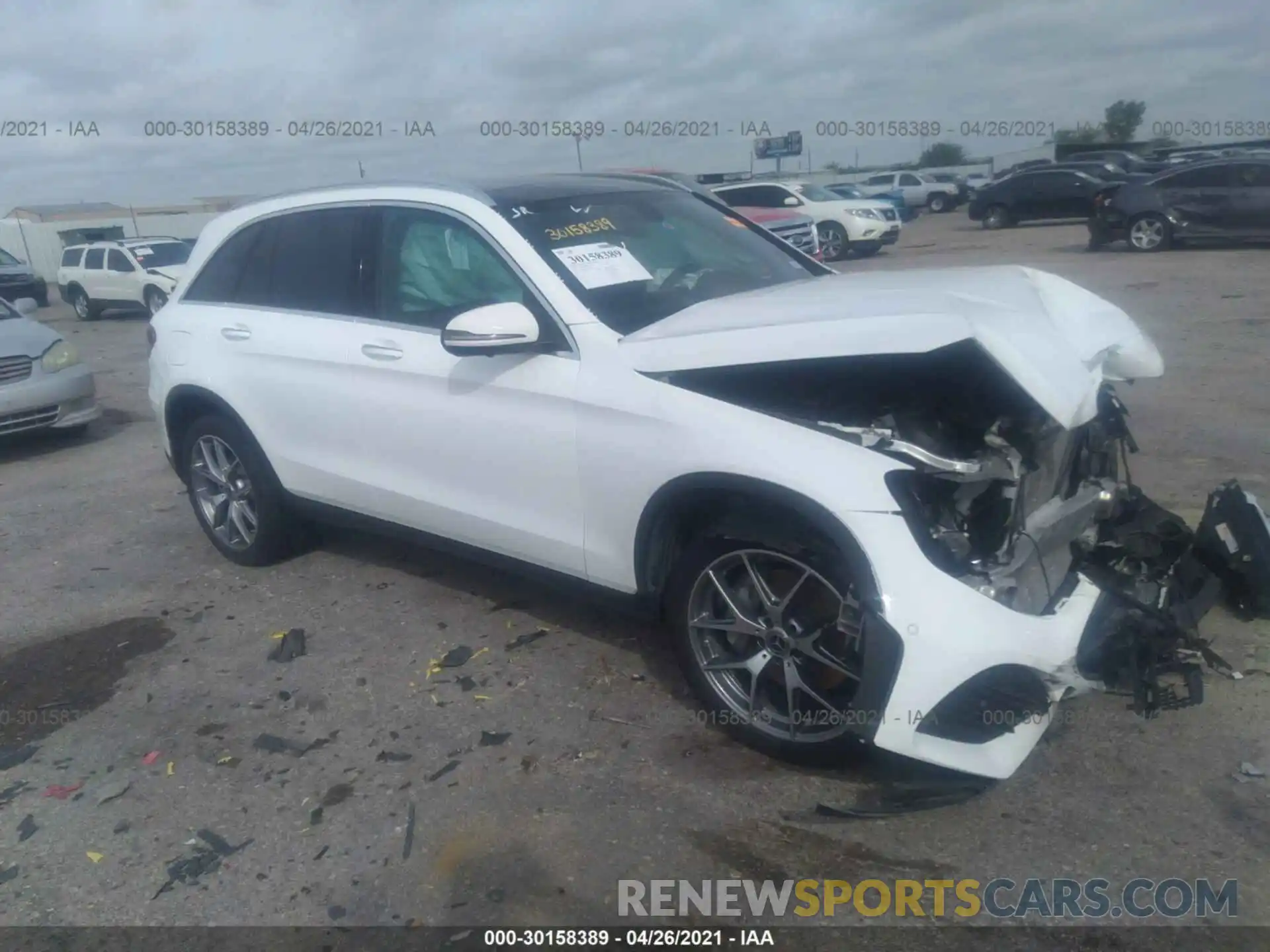 1 Photograph of a damaged car W1N0G8DB5LF771134 MERCEDES-BENZ GLC 2020