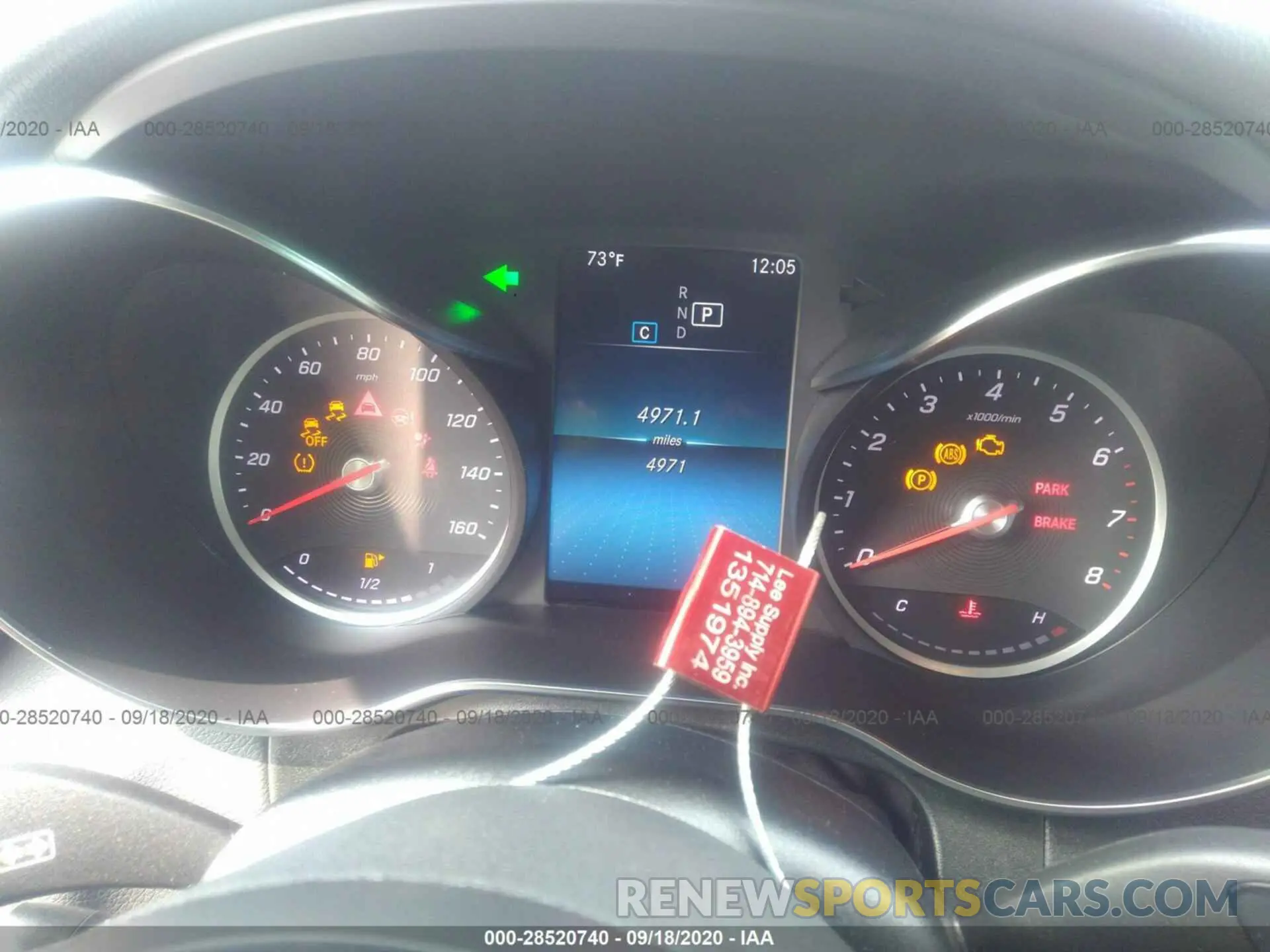 7 Photograph of a damaged car W1N0G8EB1LF760825 MERCEDES-BENZ GLC 2020