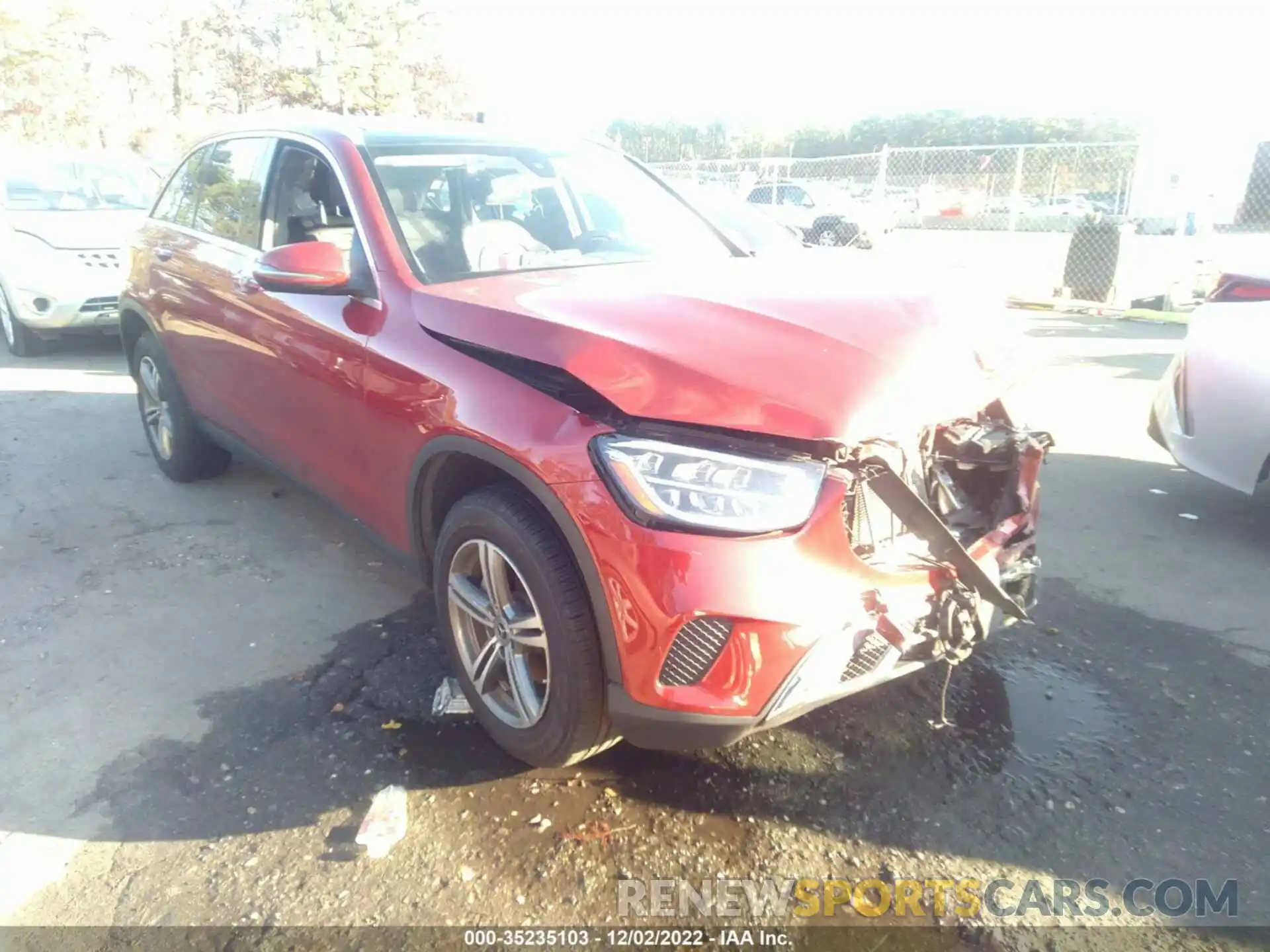 1 Photograph of a damaged car W1N0G8EB2LF839842 MERCEDES-BENZ GLC 2020