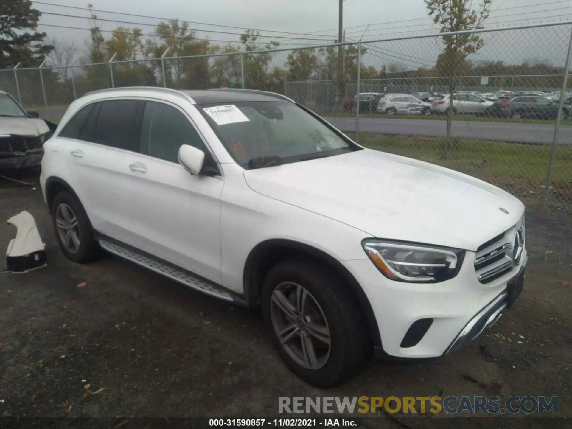 1 Photograph of a damaged car W1N0G8EBXLF865556 MERCEDES-BENZ GLC 2020