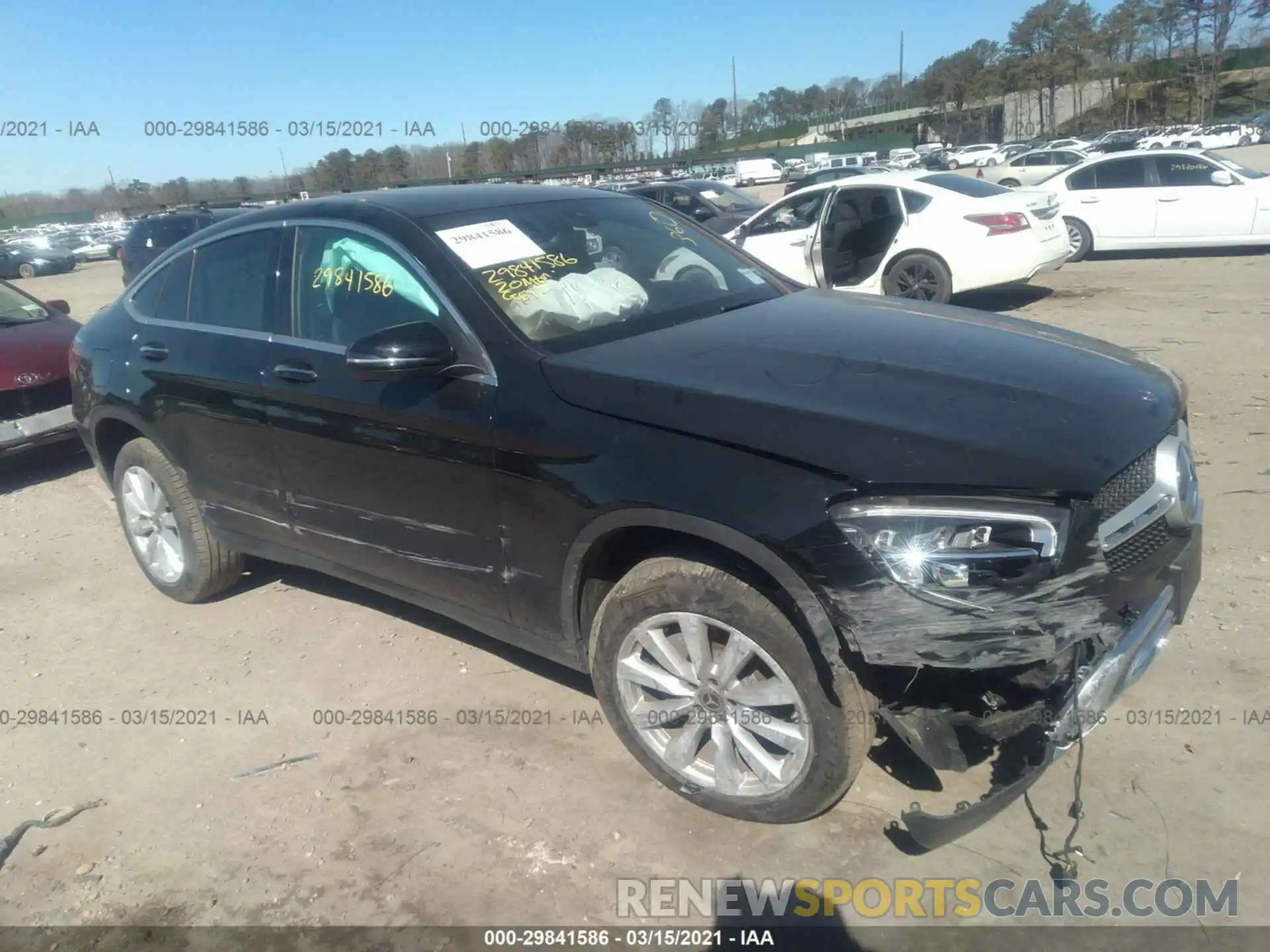 1 Photograph of a damaged car W1N0J8EB5LF824043 MERCEDES-BENZ GLC 2020