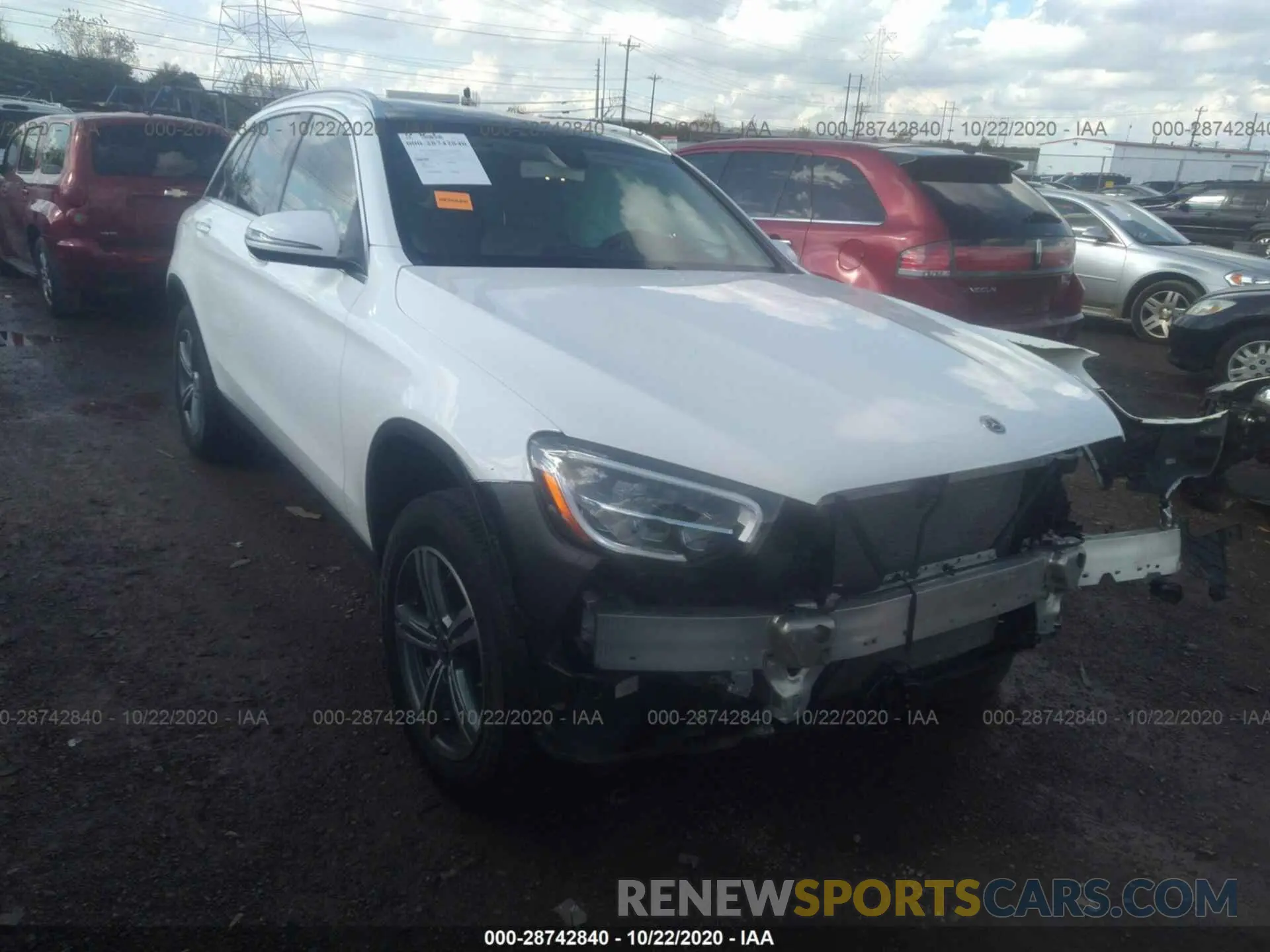 1 Photograph of a damaged car WDC0G8EB5LF699173 MERCEDES-BENZ GLC 2020