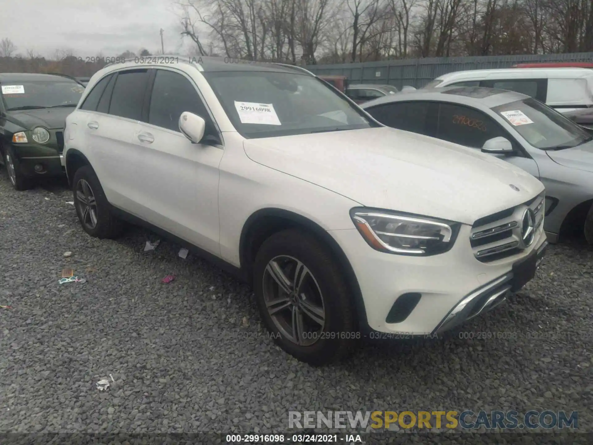 1 Photograph of a damaged car WDC0G8EB6LF738207 MERCEDES-BENZ GLC 2020