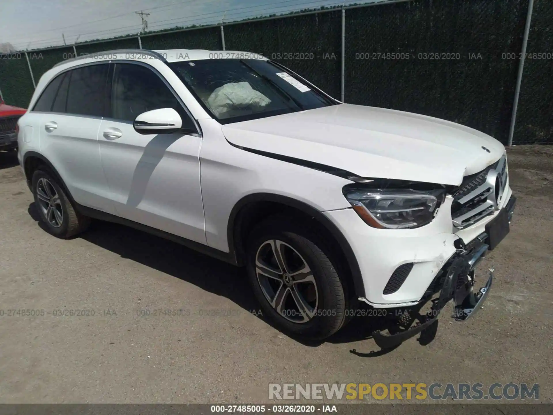 1 Photograph of a damaged car WDC0G8EB6LF739390 MERCEDES-BENZ GLC 2020