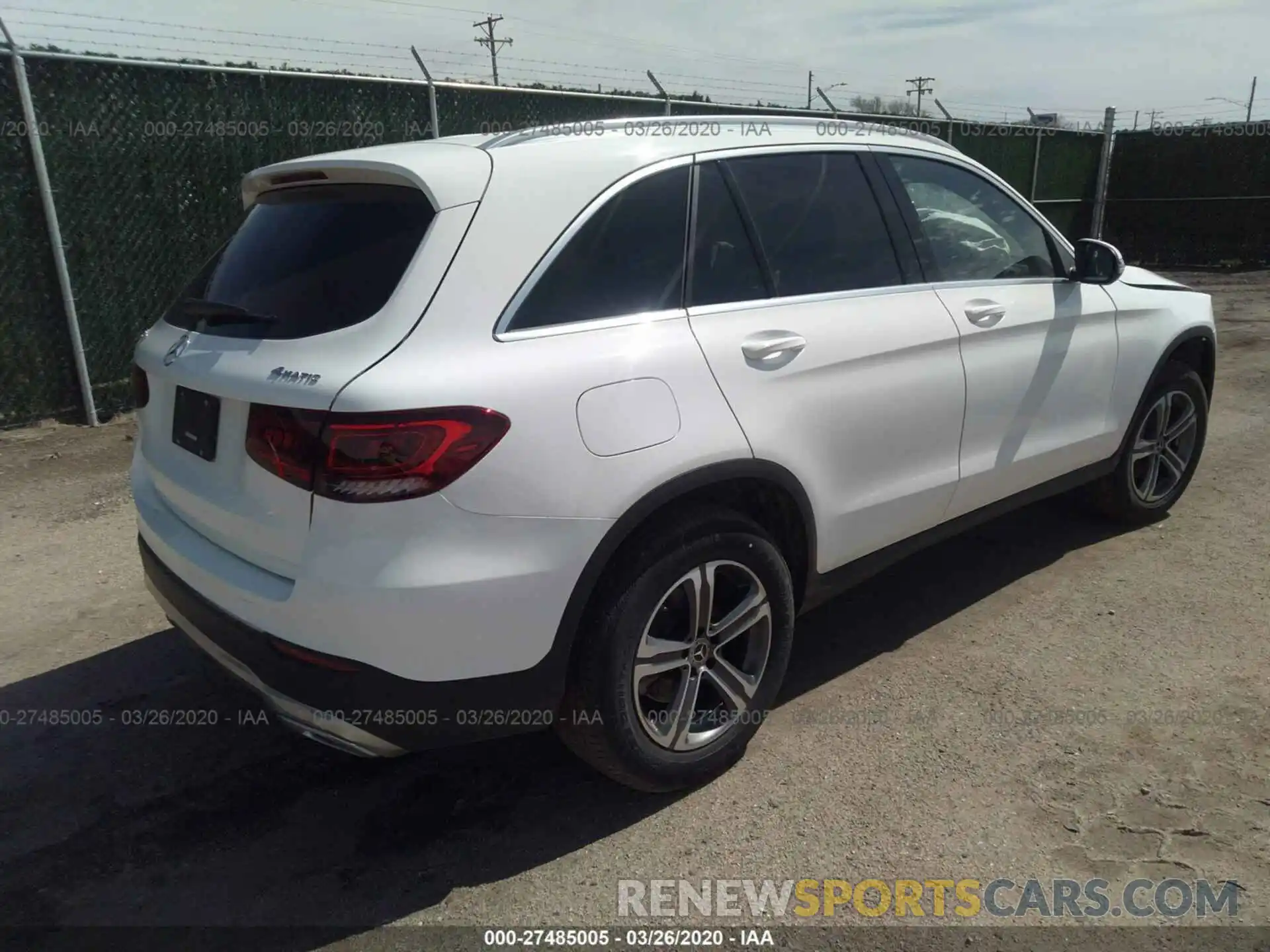 4 Photograph of a damaged car WDC0G8EB6LF739390 MERCEDES-BENZ GLC 2020