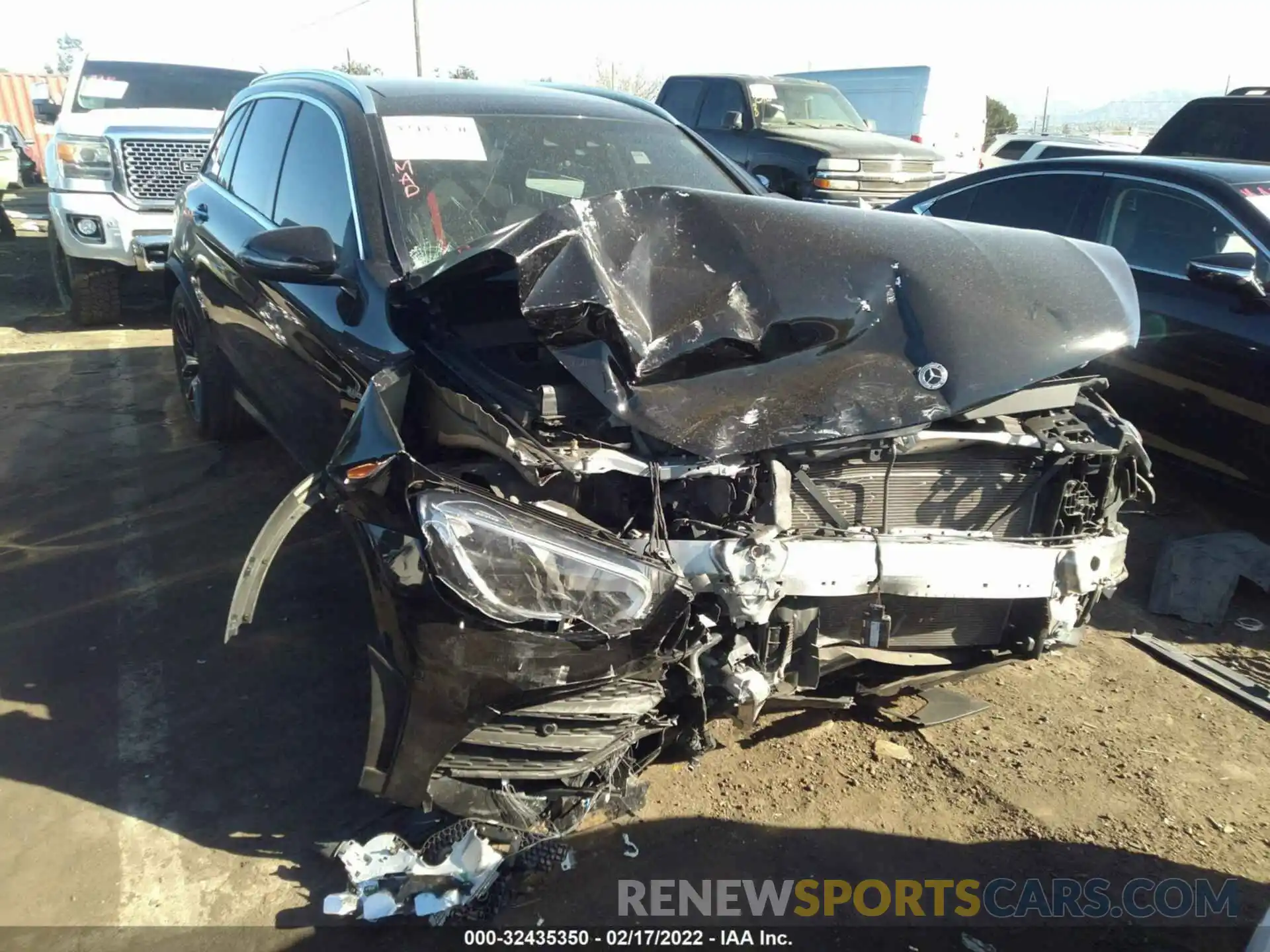 1 Photograph of a damaged car W1N0G6EB1MF951098 MERCEDES-BENZ GLC 2021