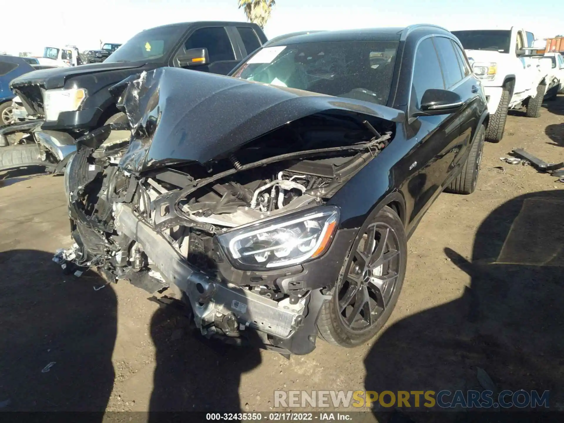 2 Photograph of a damaged car W1N0G6EB1MF951098 MERCEDES-BENZ GLC 2021