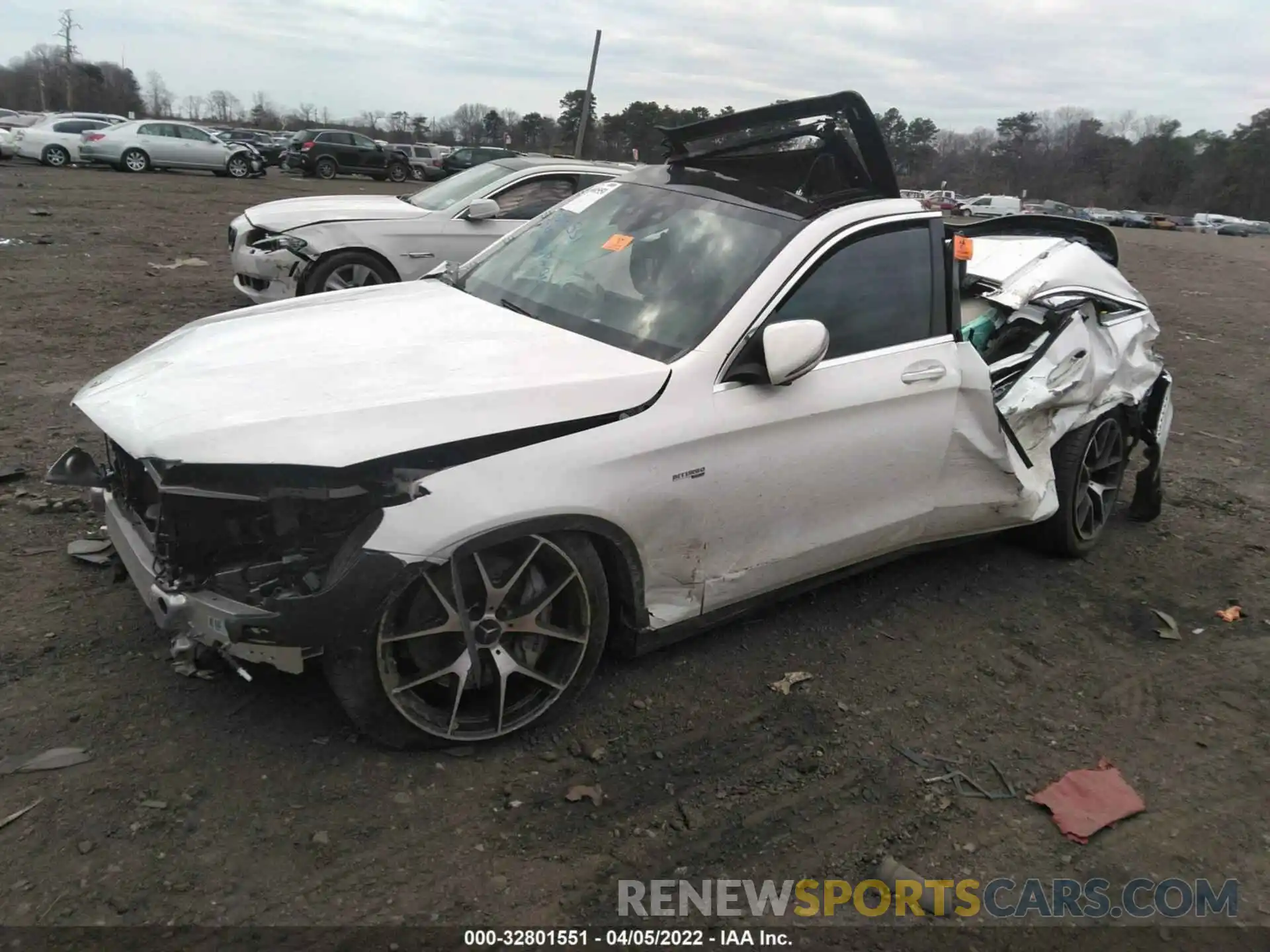 2 Photograph of a damaged car W1N0G6EB2MF949750 MERCEDES-BENZ GLC 2021