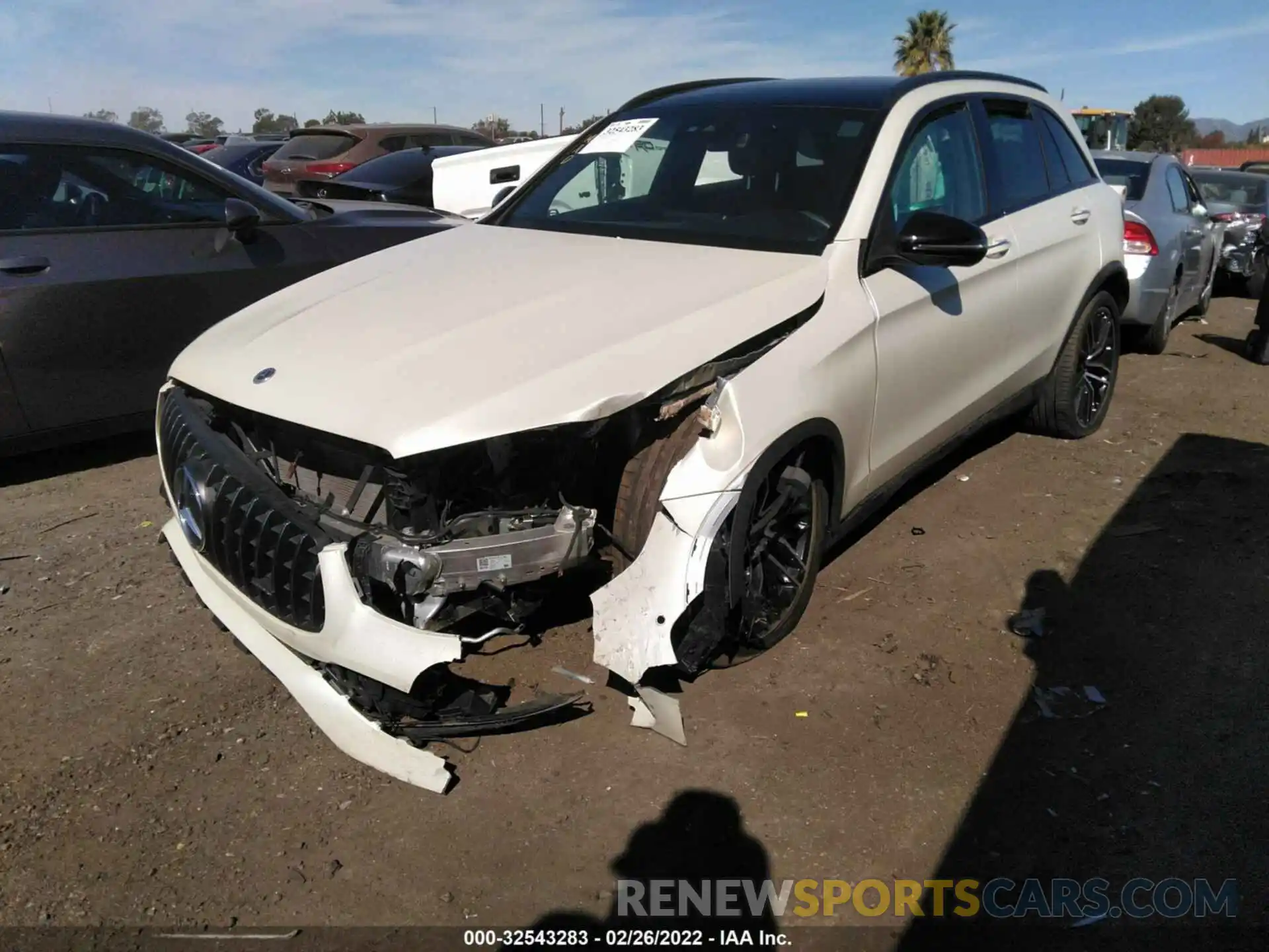 2 Photograph of a damaged car W1N0G6EB8MF944701 MERCEDES-BENZ GLC 2021